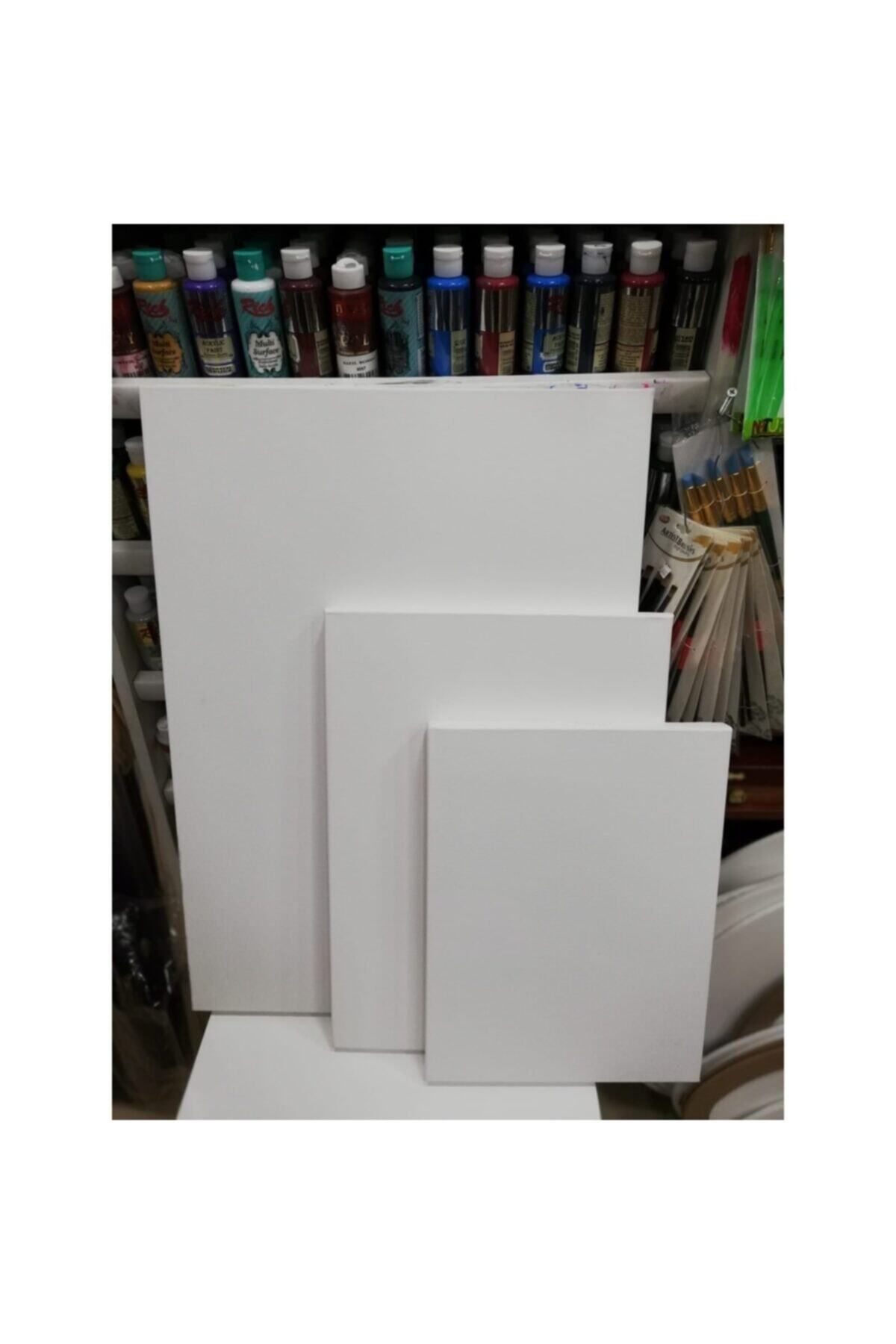 Öykü Beyaz Tuval 20X20 Cm