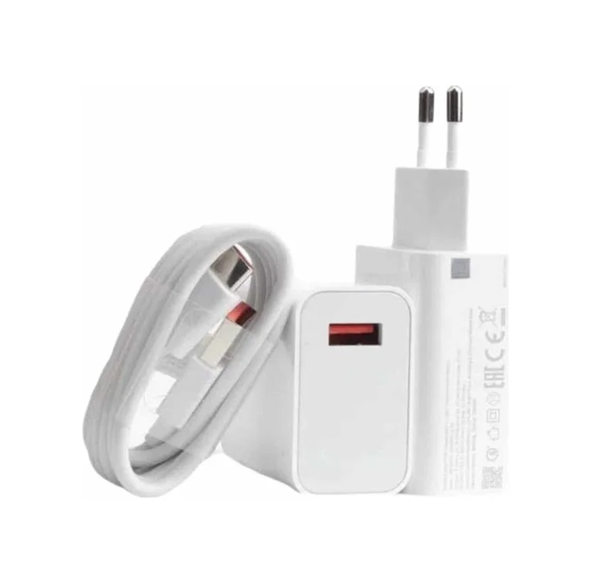 Beyaz Ultra Plus Hızlı Şarj Seti Şarj Adaptörü Ve Kablosu 67w