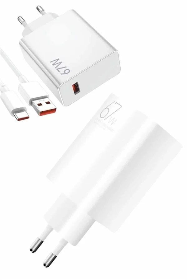 Beyaz Ultra Plus Hızlı Şarj Seti Şarj Adaptörü ve Kablosu 67W Fiyatı, Yorumları ve Özellikleri