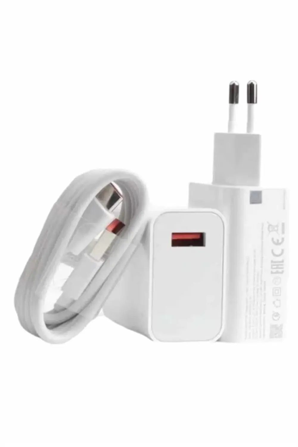 Beyaz Ultra Plus Hızlı Şarj Seti Şarj Adaptörü ve Kablosu 67W