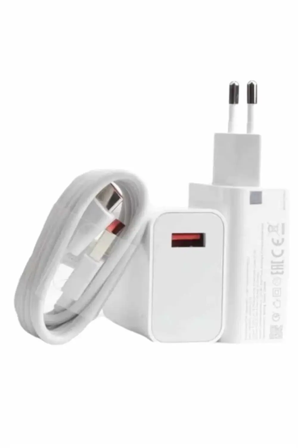 Beyaz Ultra Plus Hızlı Şarj Seti Şarj Adaptörü ve Kablosu 67W