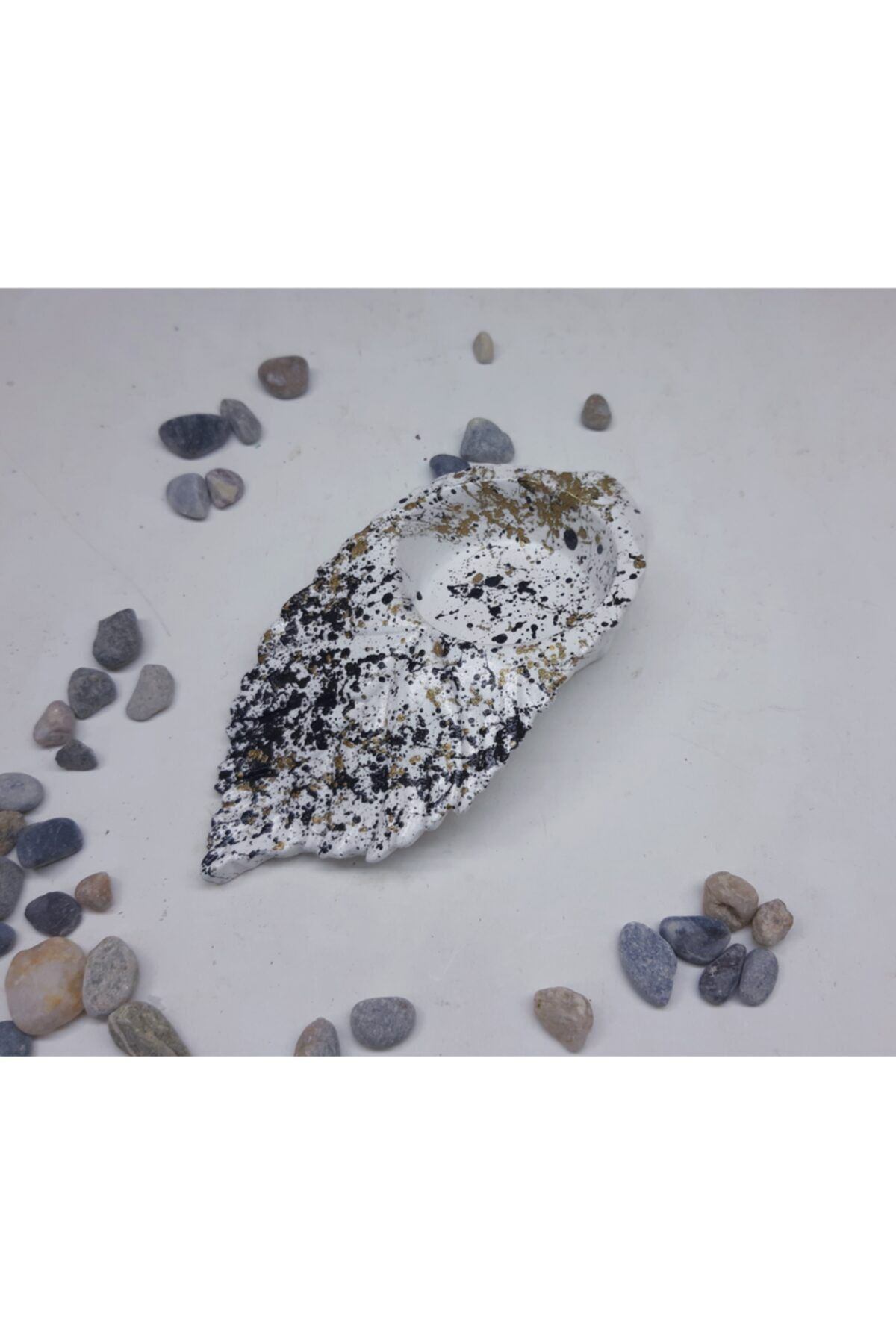 Dodemert Home Beyaz Yaprak Beton Mumluk