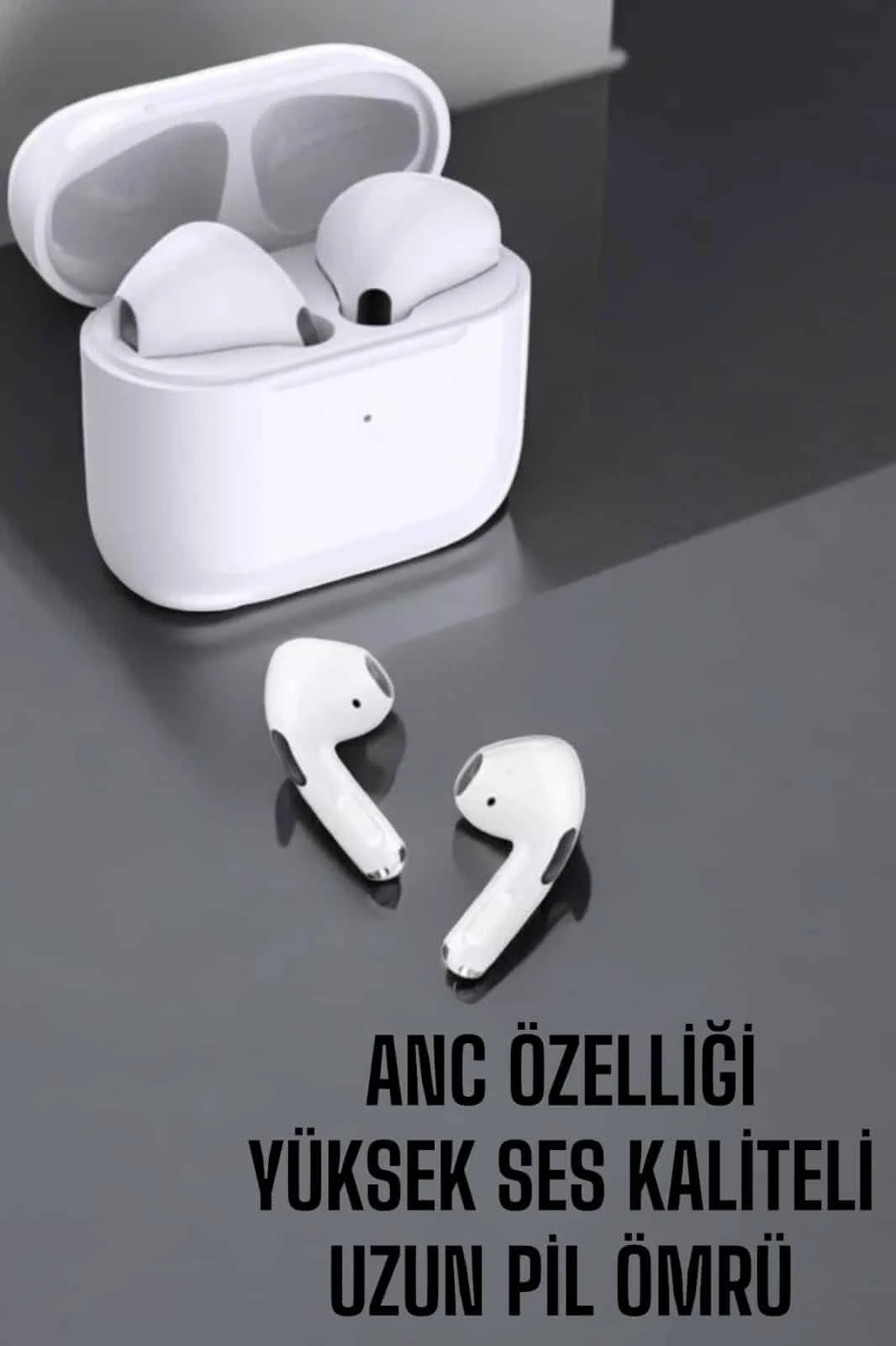 Beyaz Yeni Nesil Pro Bluetooth Kulaklık Yüksek Ses Kaliteli ANC Özelliği Fiyatı, Yorumları ve Özellikleri