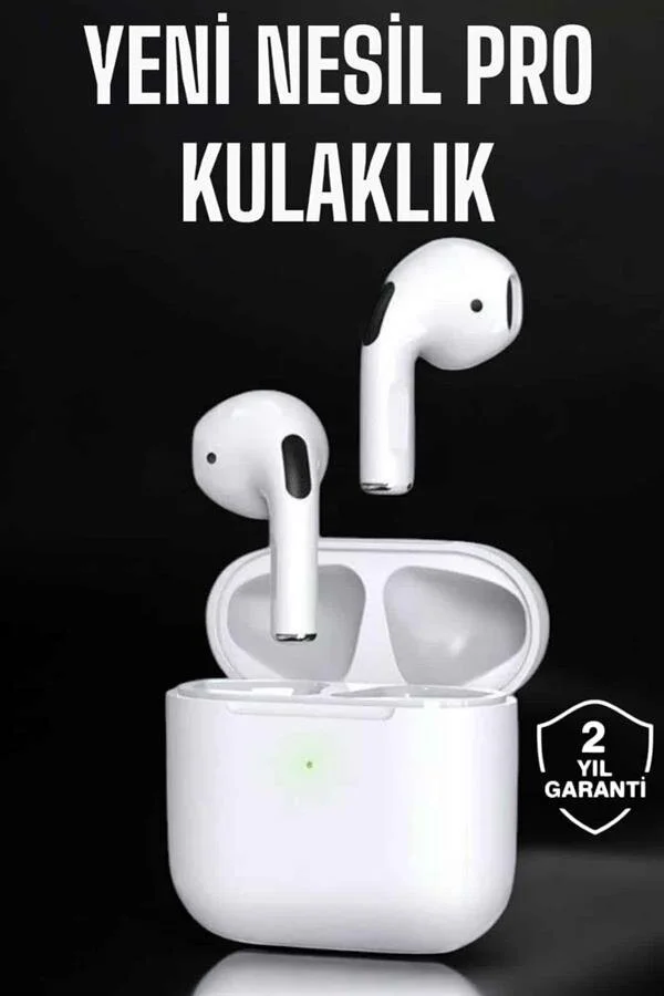 Beyaz Yeni Nesil Pro Bluetooth Kulaklık - ANC ve Yüksek Ses Kalitesi