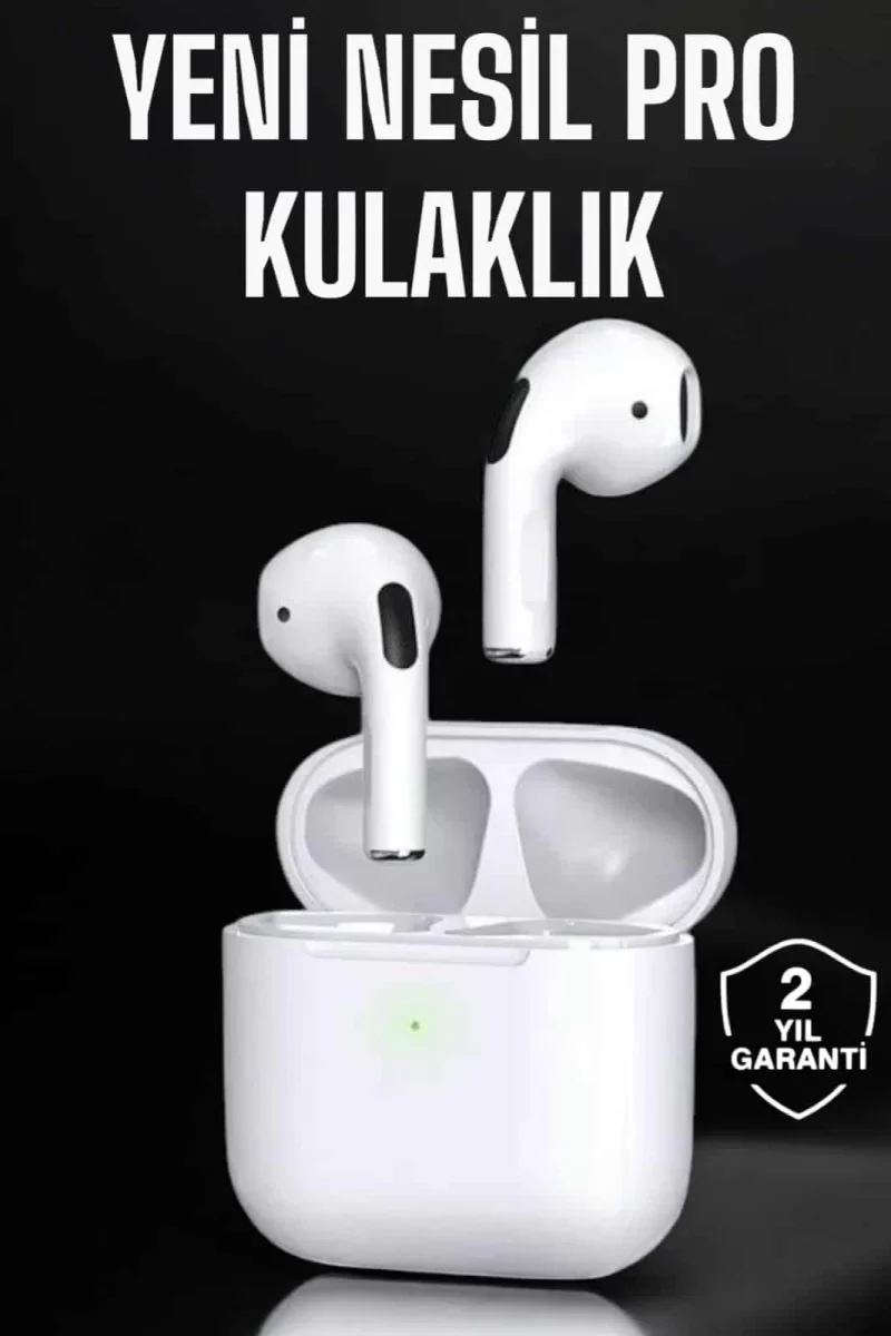 Beyaz Yeni Nesil Pro Bluetooth Kulaklık Yüksek Ses Kaliteli ANC Özelliği - Lisinya
