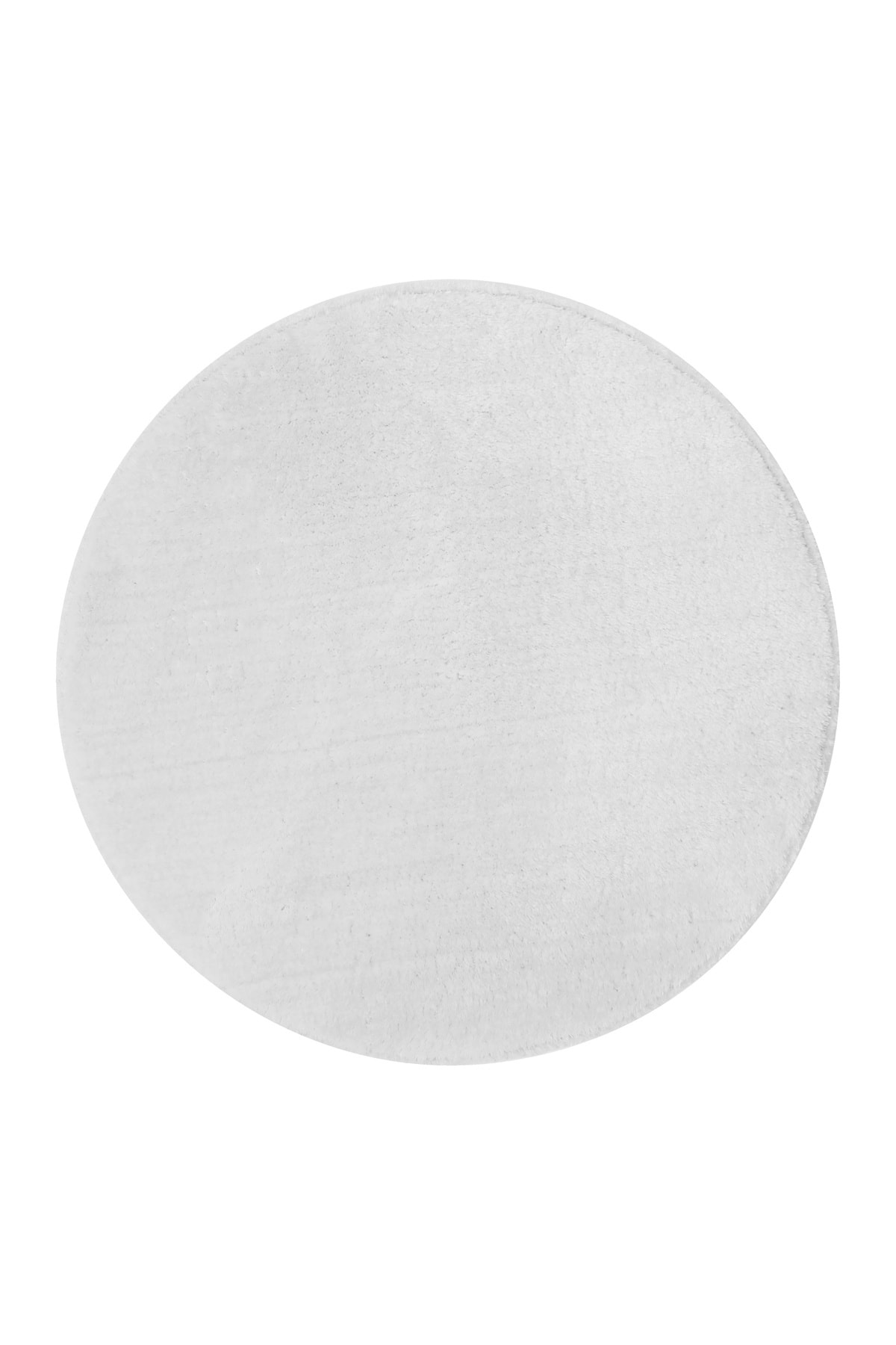 Beyaz Yuvarlak Post Dokuma Halı Peluş Yumuşacık Antibakteriyel Banyo Paspası 80x80 Fiyatı, Yorumları ve Özellikleri