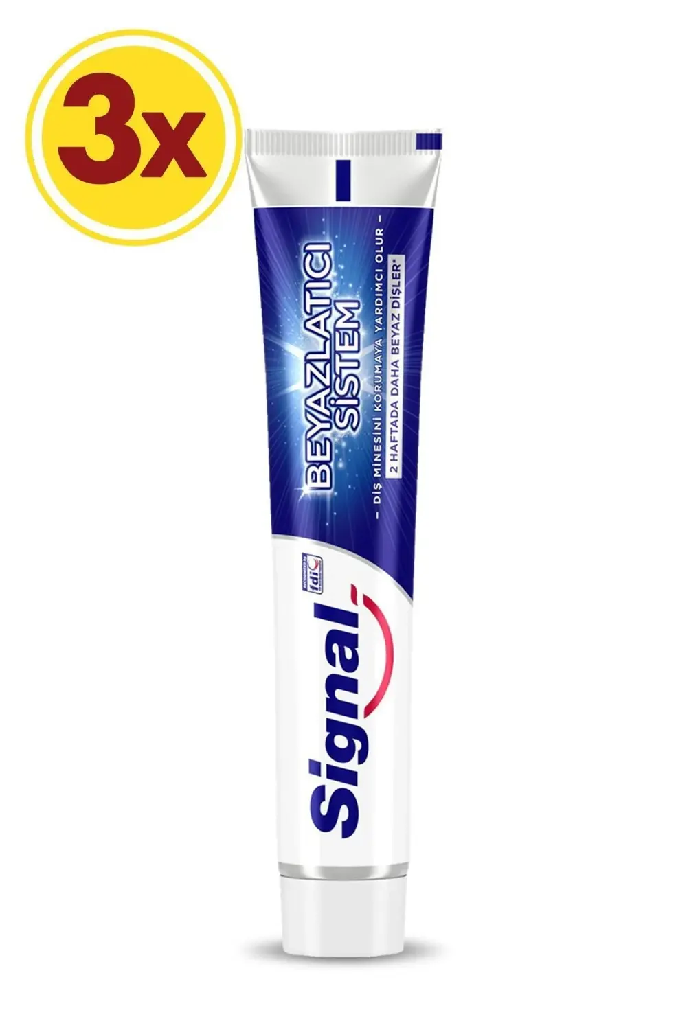 Beyazlatıcı Sistem Diş Macunu 75 ml X3