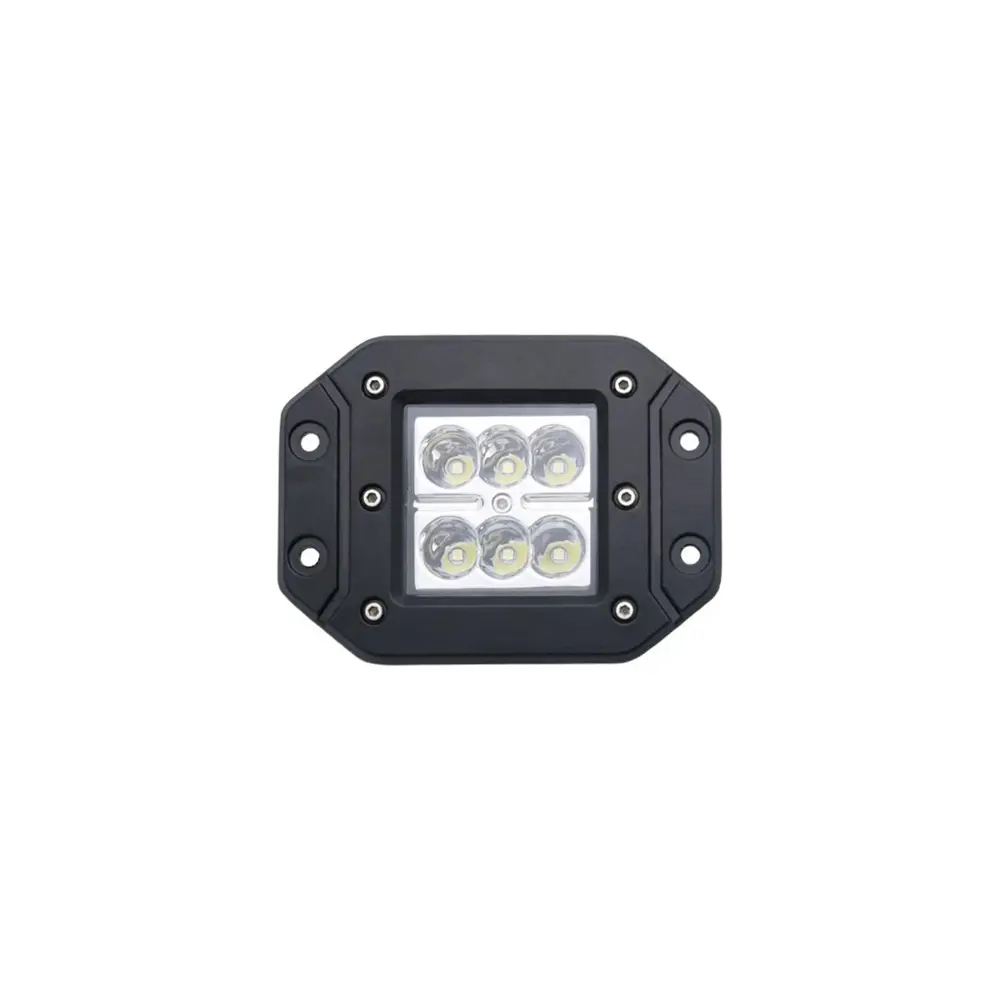 BEYAZLED Off ROAD GÖMME SİS FARI Farı PROJEKTÖR 6 LED 10-30V 18W