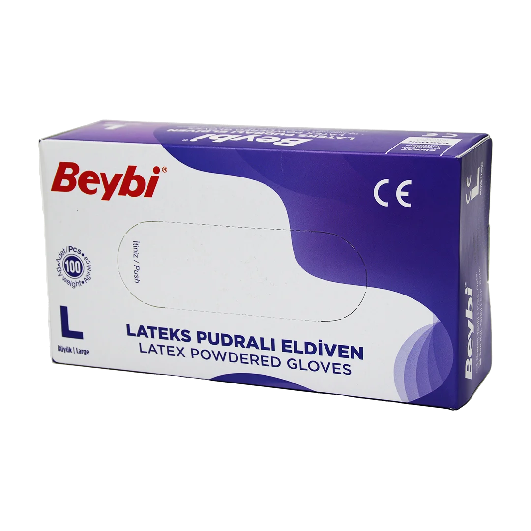 Beybi L Pudralı Muayene Eldiveni 100LÜ Fiyatı, Yorumları ve Özellikleri