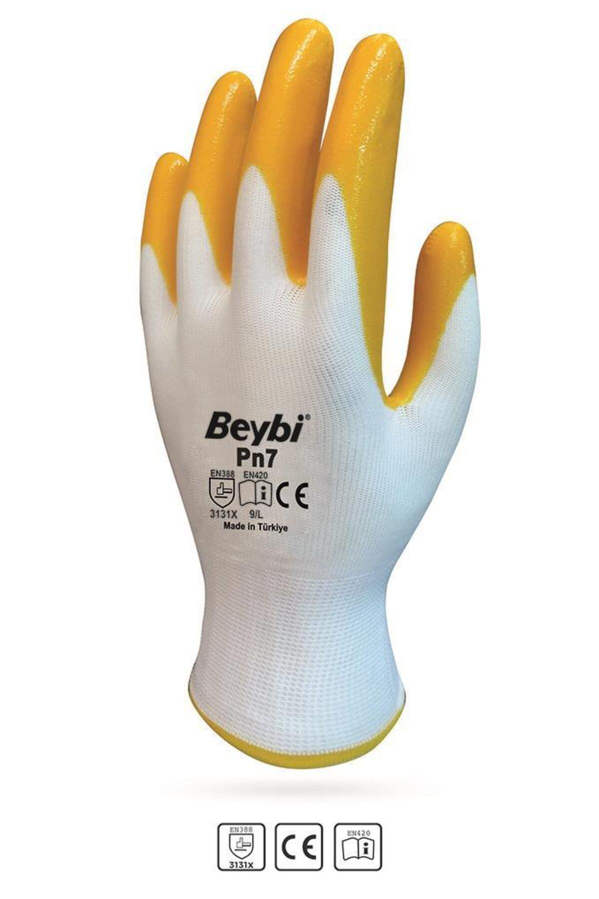 Melfxxl Eticaret  Beybi Pn7 No:10 Sarı Nitril Eldiven