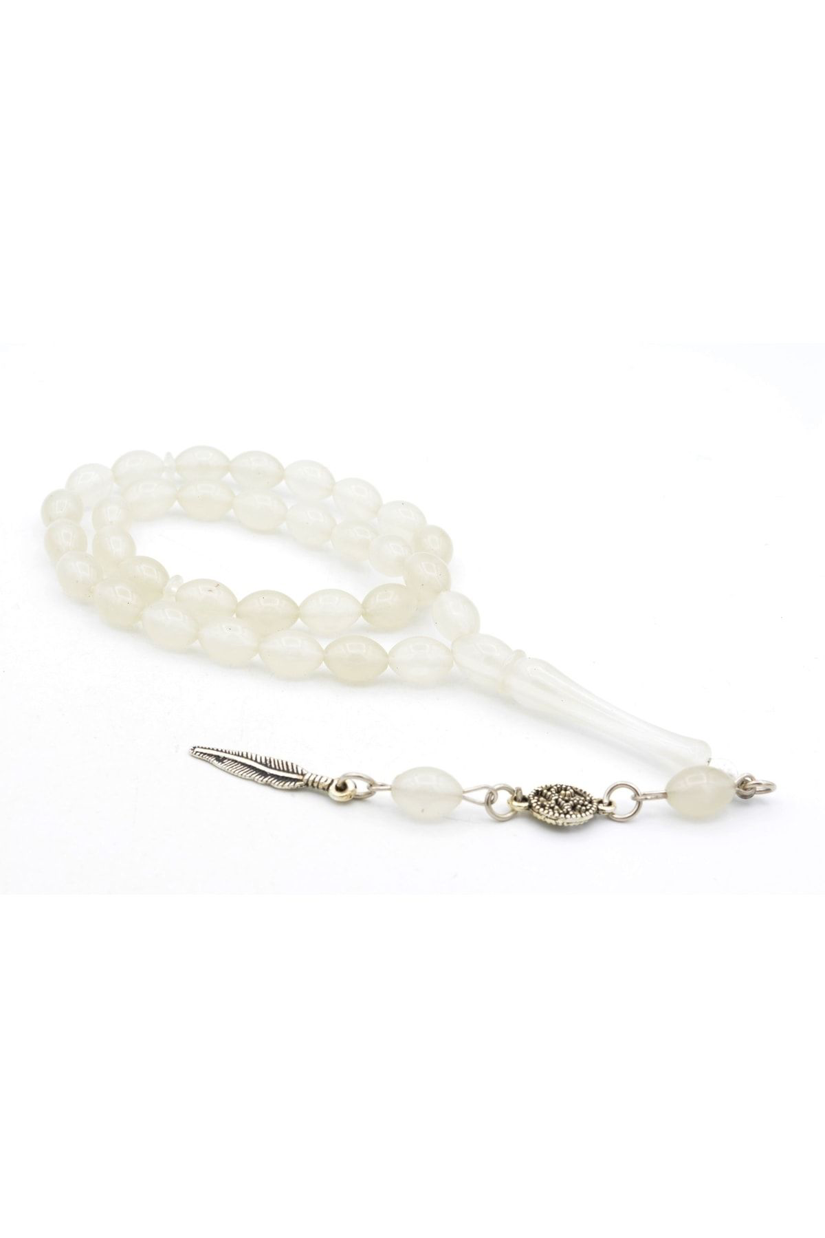 Beyzi Kesim Karanlıkta Parlayan Kedi Gözü Fosforlu Tesbih