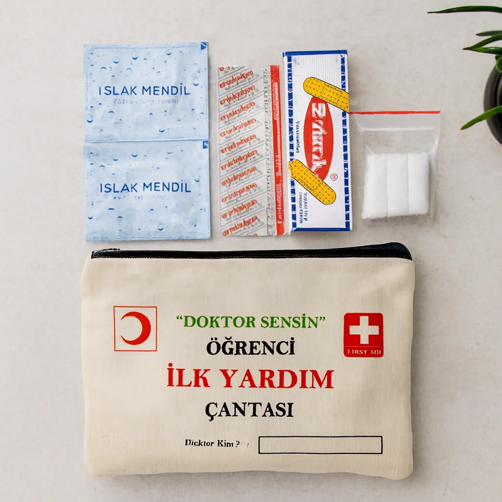 Bez Çantalı 19 Parça Öğrenci İlk Yardım Seti Fiyatı, Yorumları ve Özellikleri