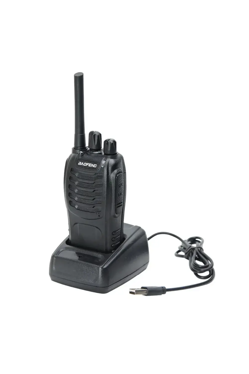 BF-88E  USB ŞARJ TABLALI 2 Adet PMR Lisanssız El Telsizi Kulaklık