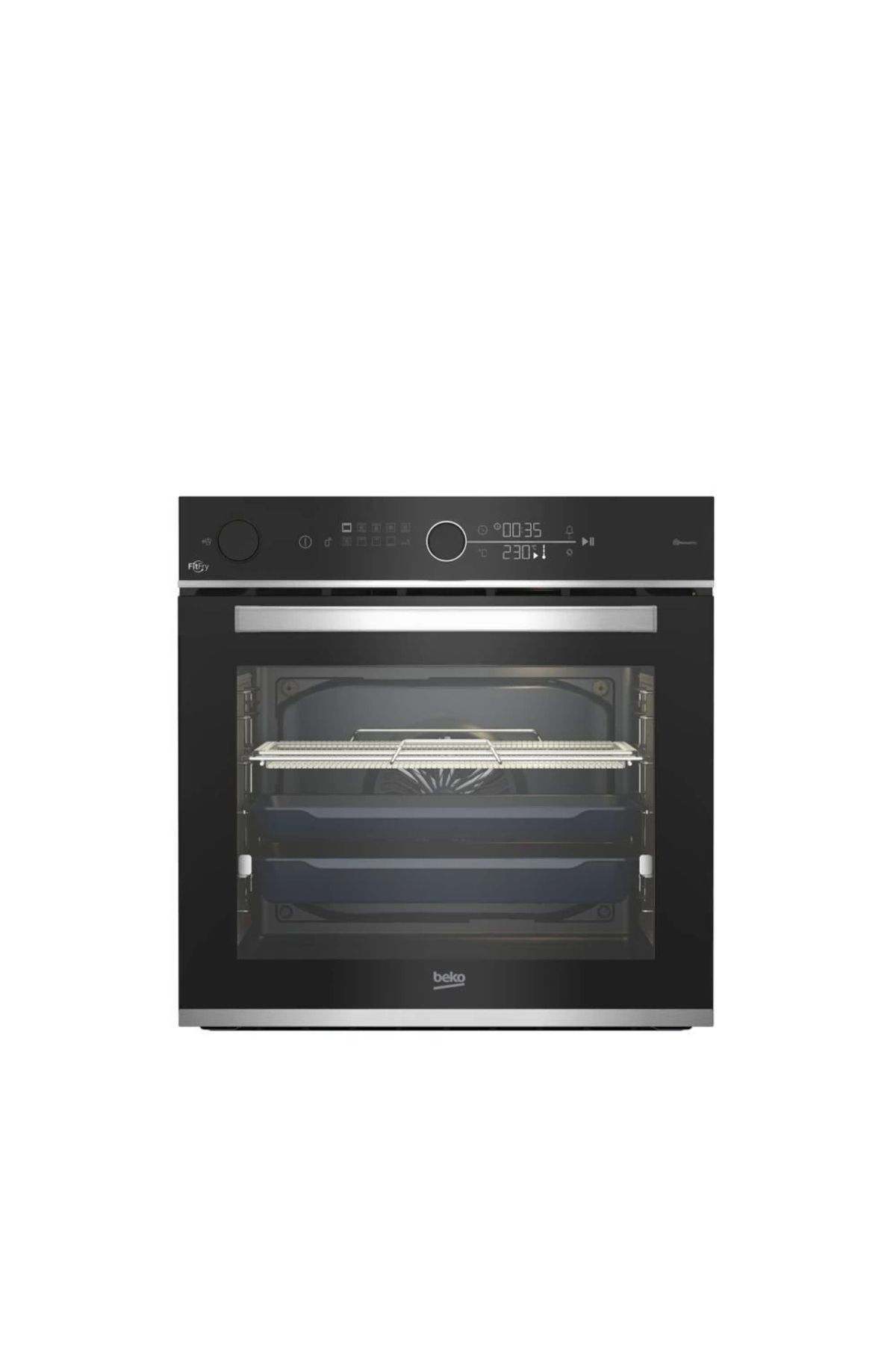 Beko Bfc 741 S Beyond Fitfry Siyah Ankastre Firin