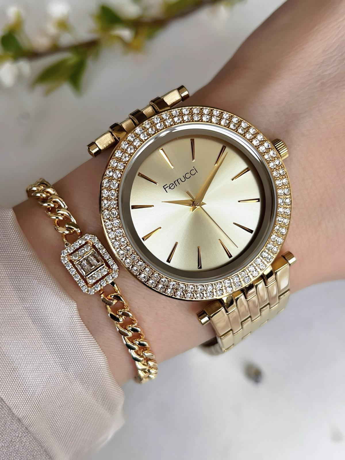 BFC.13220M.1 Ferrucci Kadın Kol Saat 30 Mt Suya Dayanıklı Çelik K