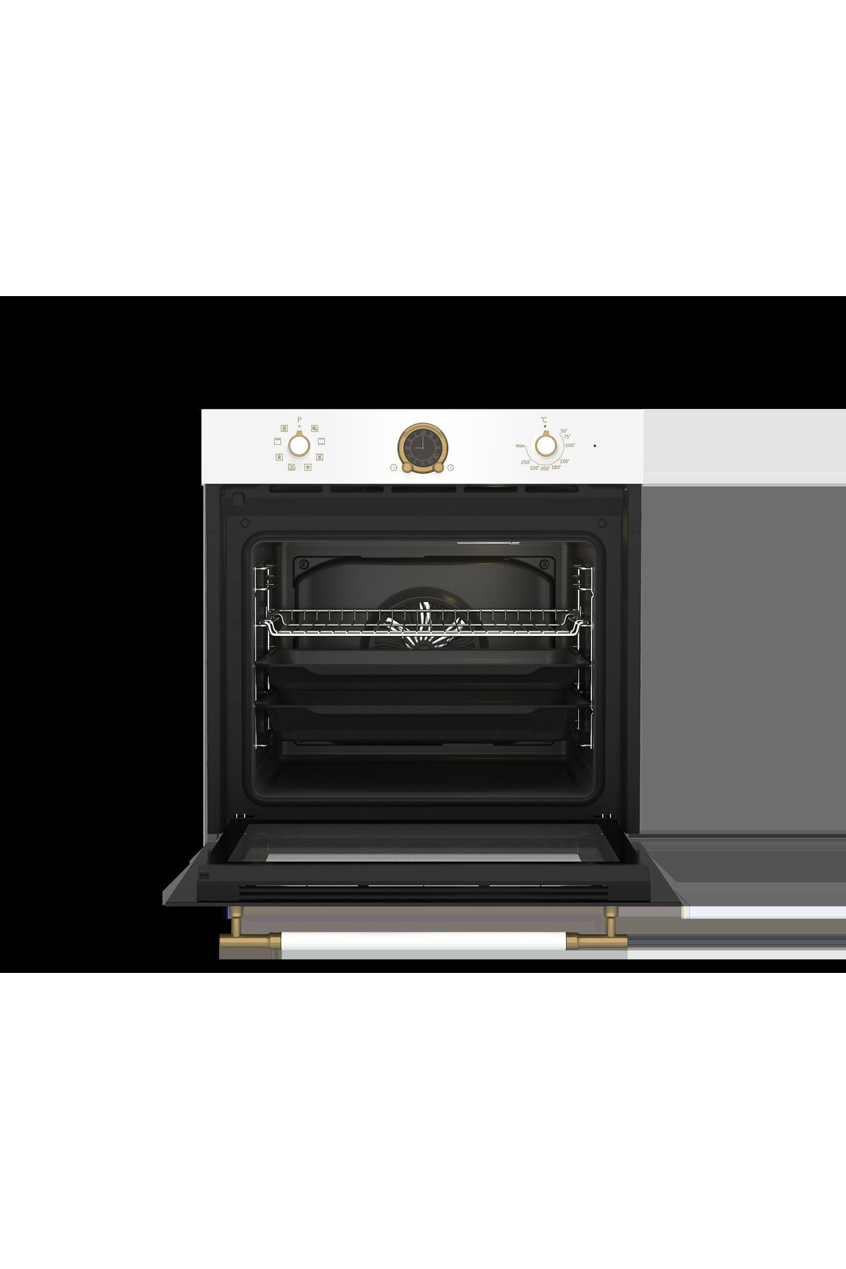 Beko Bfm 240 Rb Rustik Beyaz Ankastre Firin