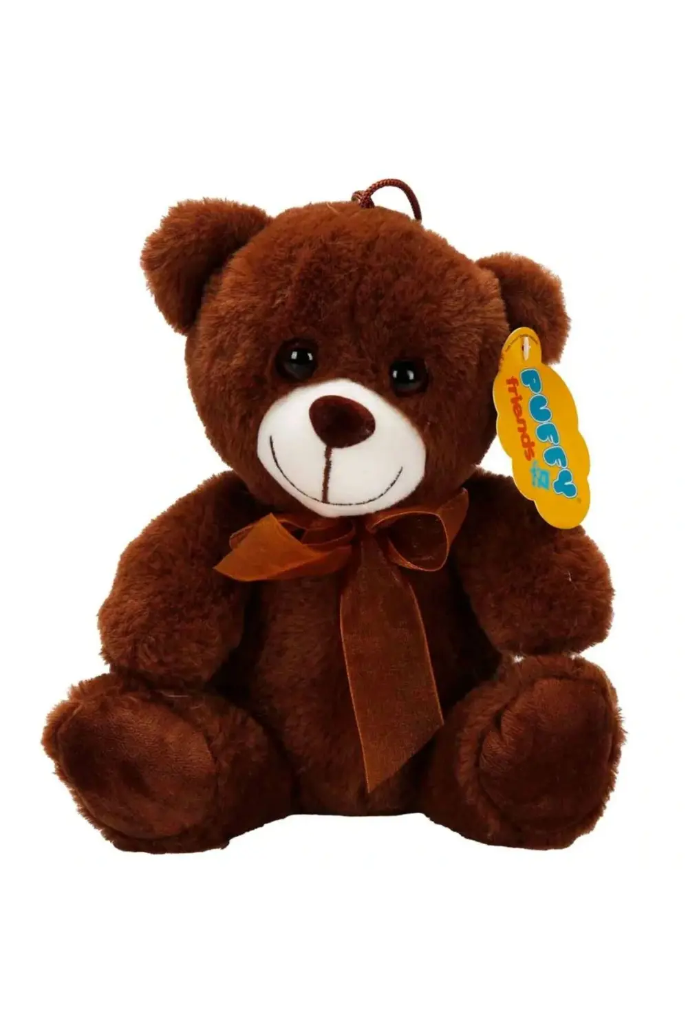Bfs 0998 Peluş Ayi Oturan Kurdeleli 21Cm 2R