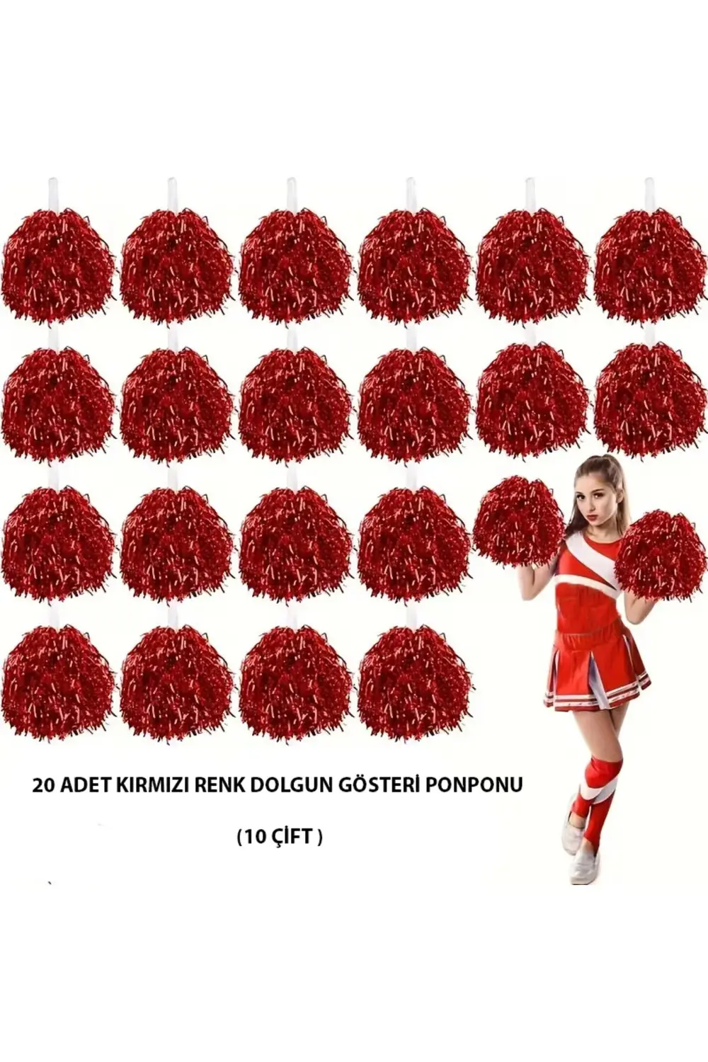 BFS 10 Çift ( 20 Adet ) Kırmızı Renk 23 Nisan 19 Mayıs 29 Ekim Ok