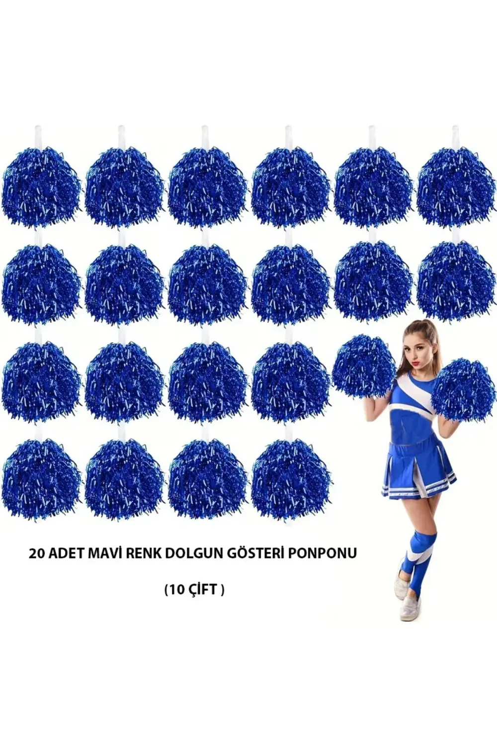 BFS 10 Çift ( 20 Adet ) Mavi Renk 23 Nisan 19 Mayıs 29 Ekim Okul