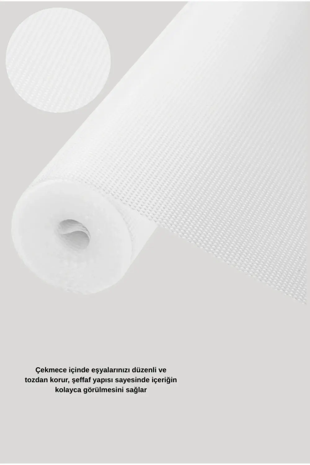 BFS 10 Metre Şeffaf Silikonlu Kaymaz Çekmece İçi Düzenleyici