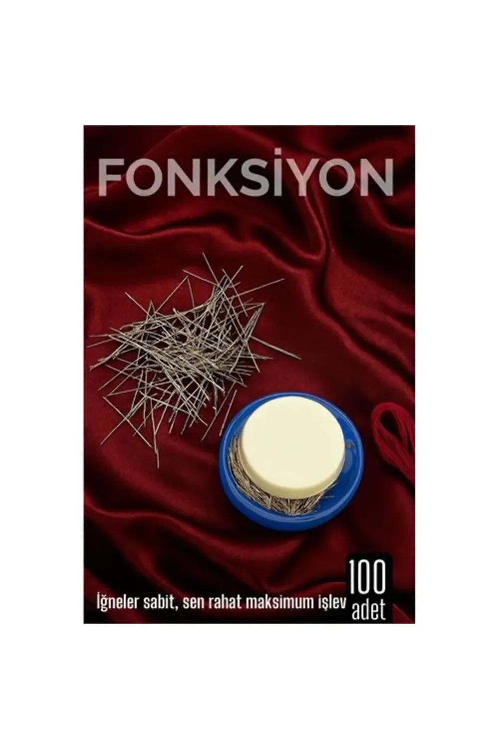 BFS 100'lü Süngerli Yuvarlak Kutulu Dikiş İğnesi – Pratik Saklama