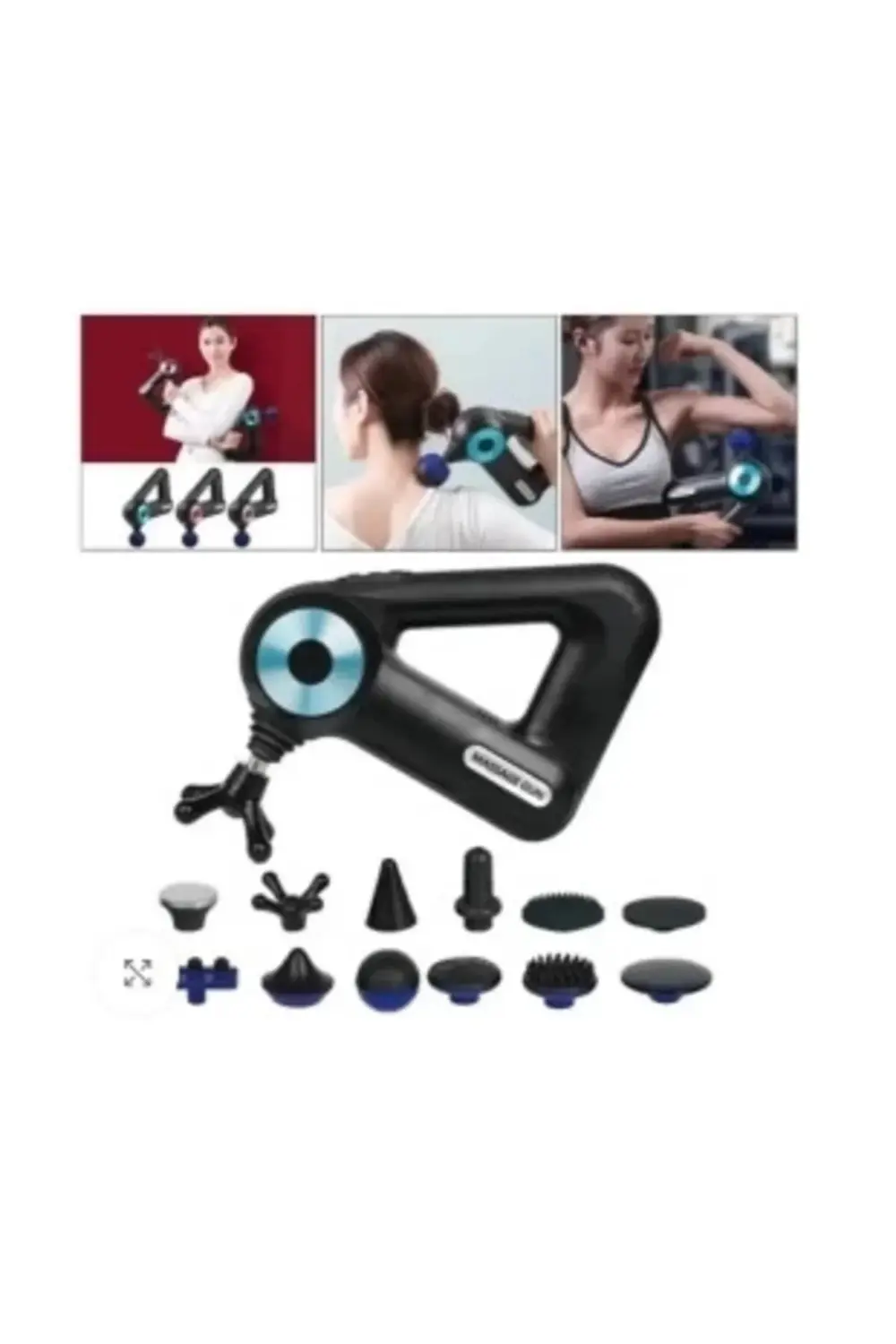 BFS 12 Başlıklı Profesyonel Masaj Sı Sporcu Masaj Aleti Seti 6 Hı