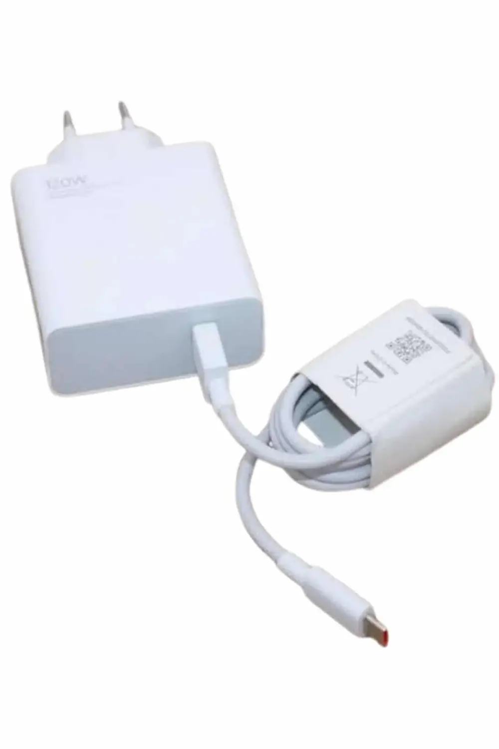 BFS 120W Şarj Aleti Hızlı Çift Turbo Şarj Aleti Seti Beyaz