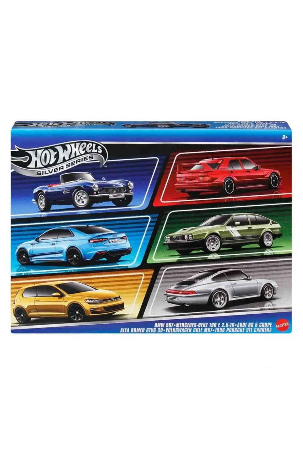 BFS 1:64 Silver Serisi Euro Style 6’lı Araba Seti JBY79