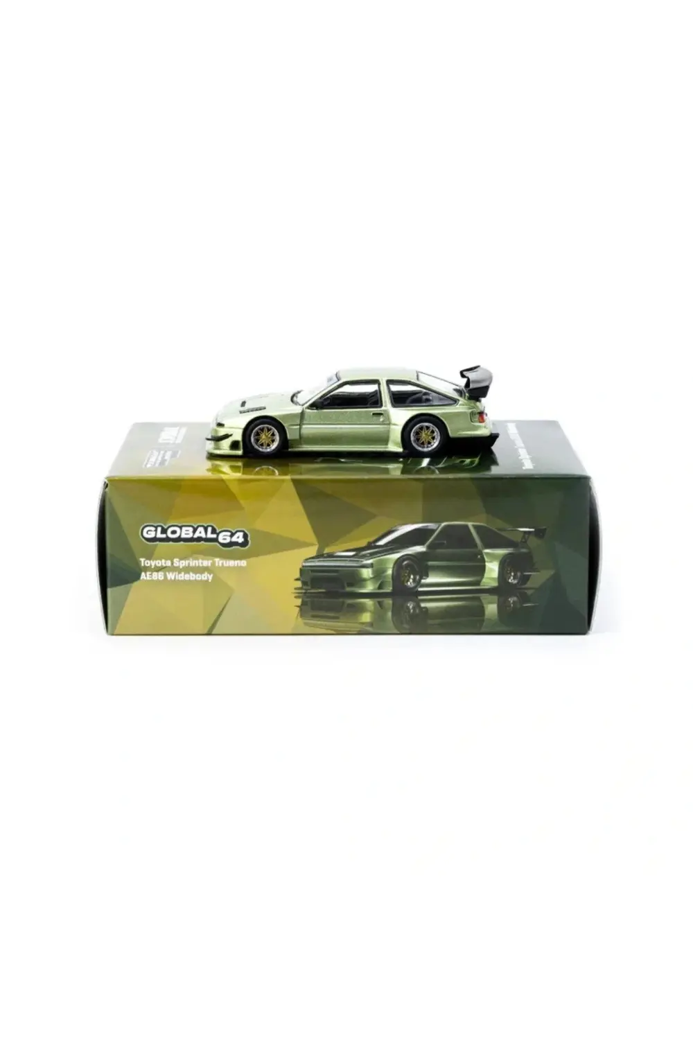 BFS 1/64 Toyota Sprinter Trueno AE86 Widebody Green - Designed by BFS 1/64 Toyota Sprinter Trueno AE86 Widebody Green - Designed by