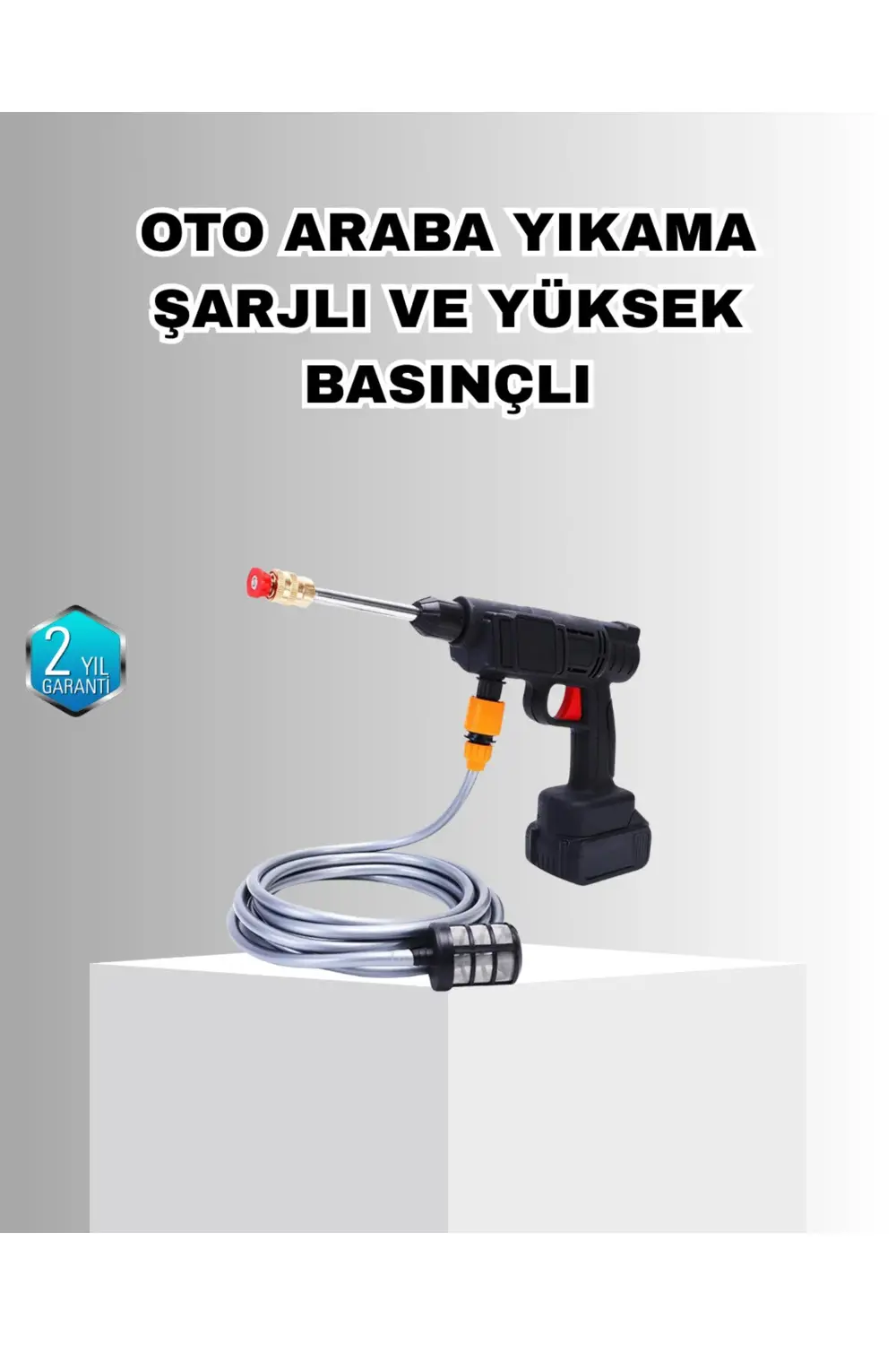 BFS 21V Akülü Basınçlı Yıkama Makinesi Çift Akülü ve Hızlı Şarj Ö