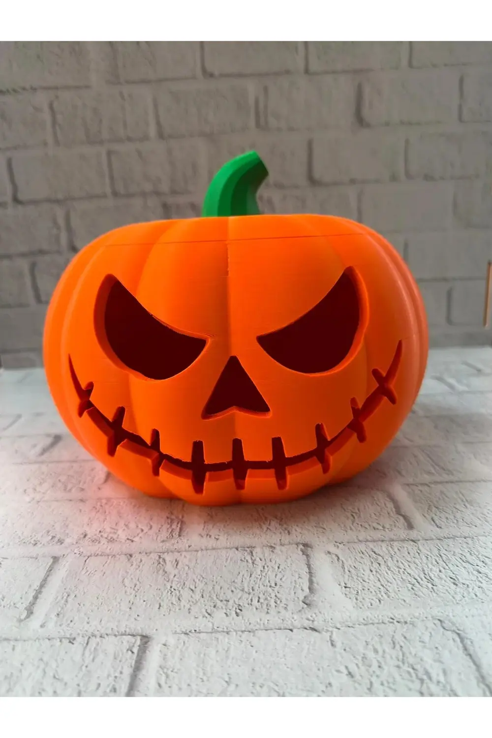 BFS 23×15 cm Korku Temalı Balkabağı Biblo Dekoratif Ev Ofis Süs E