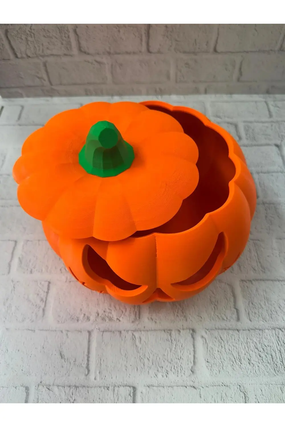 BFS 23×15 cm Korku Temalı Balkabağı Biblo Dekoratif Ev Ofis Süs E