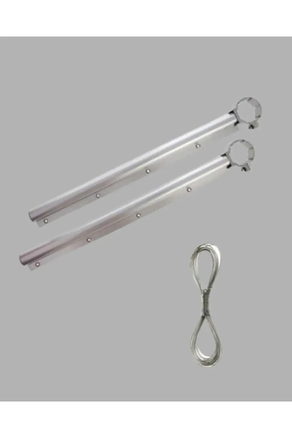 BFS 25x60 cm Çamaşır Askılığı Kare Balkon Demiri İçin Dayanıklı T