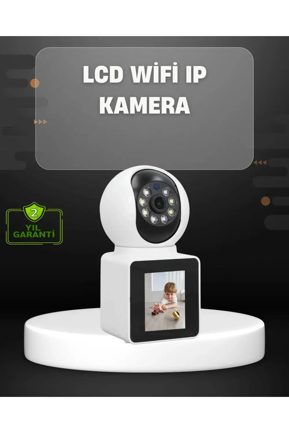 BFS 2K Çözünürlüklü İç Mekan Güvenlik Kamerası Çift Yönlü Görüş v