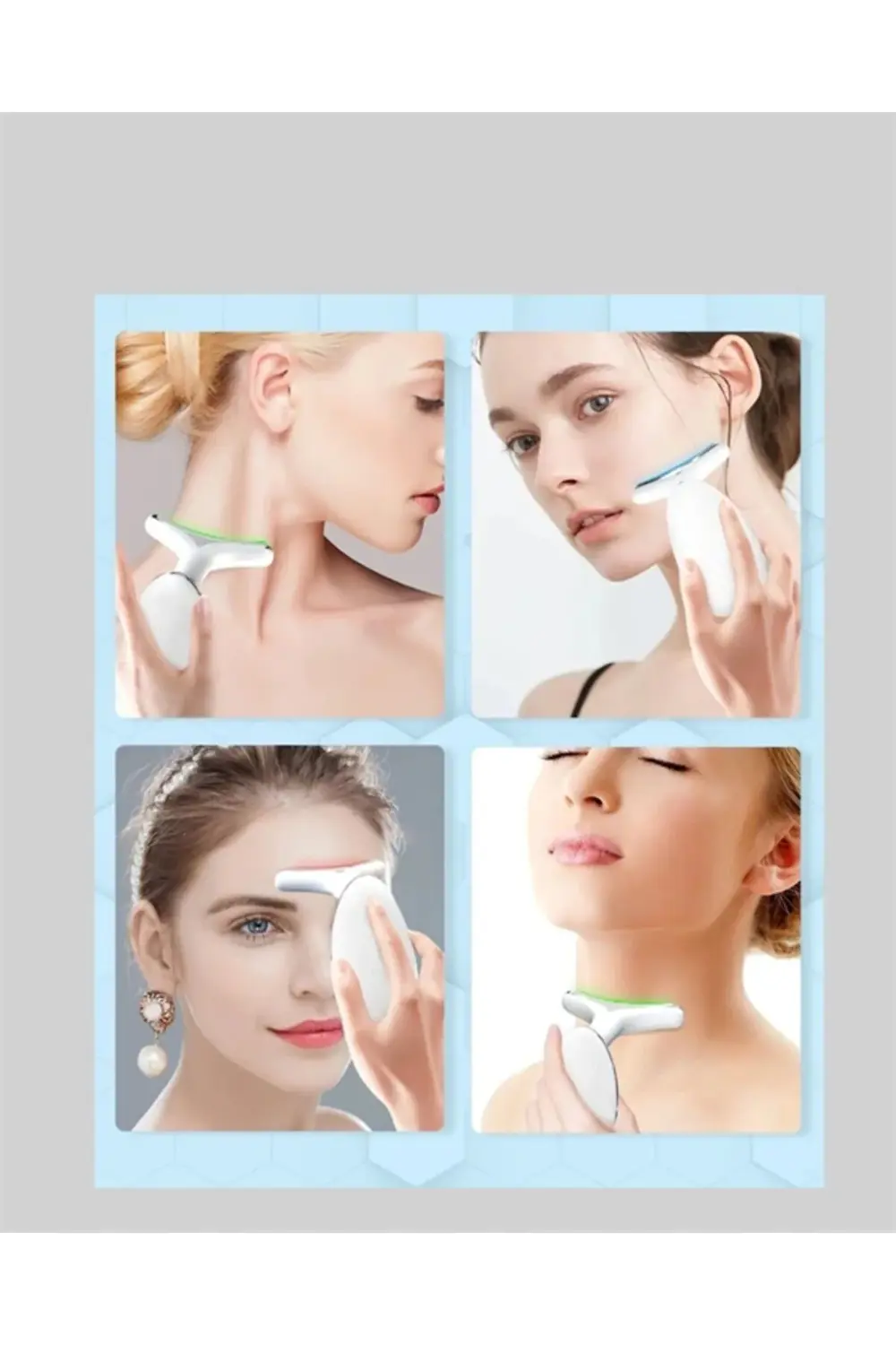 BFS 3 Modlu Boyun ve Yüz Bakım Cihazı – EMS, Temizleme, Sıcak Mas