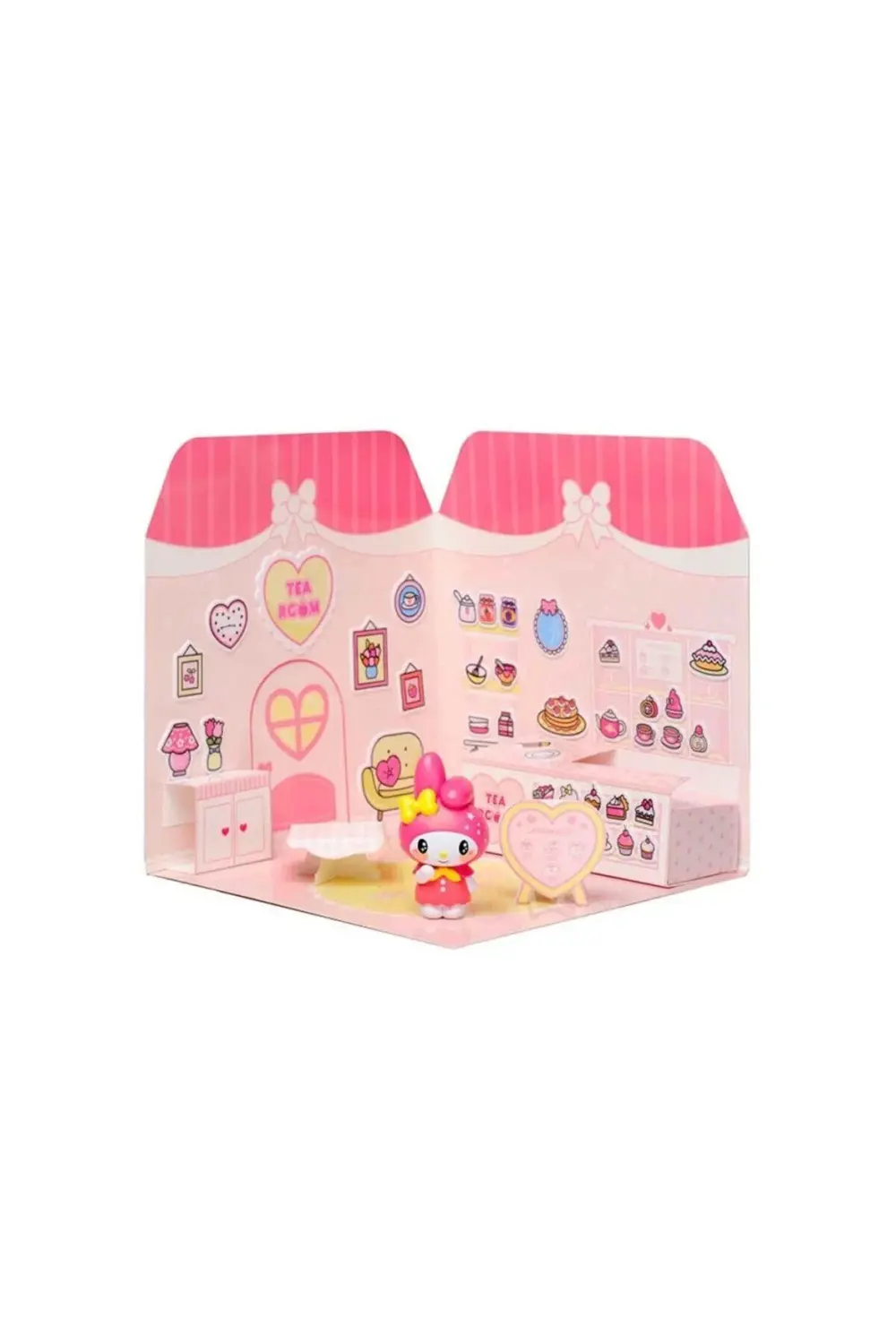 BFS 30001 OYUN SET STICKER HOUSE FOOD COURTS KUROMI CINNAMOROLI H