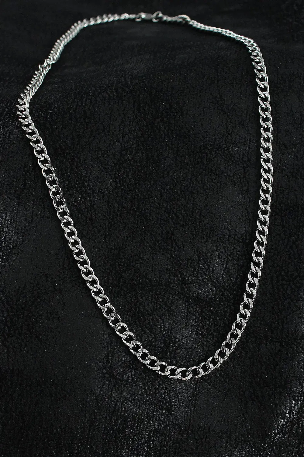 BFS 316L Çelik Klasik Zincir Model Gümüş Renk Erkek Kolye