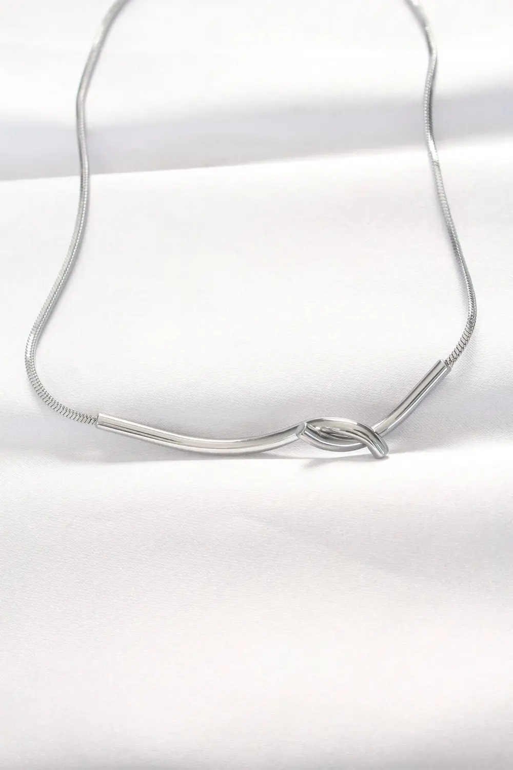 BFS 316L Çelik Silver Renk Kolye