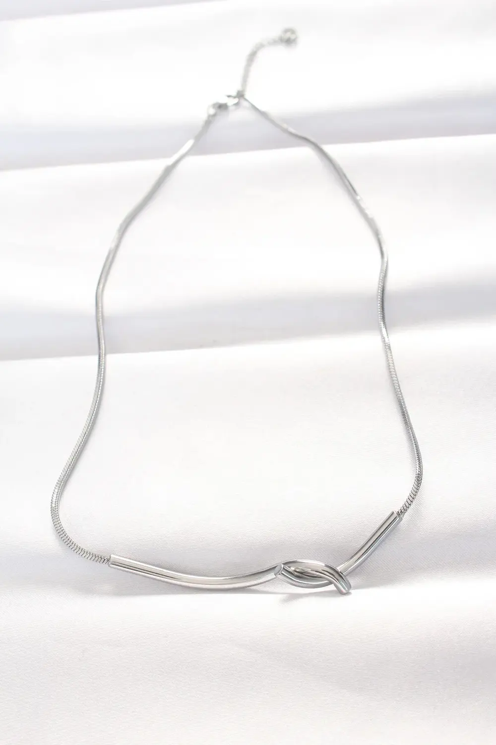 BFS 316L Çelik Silver Renk Kolye