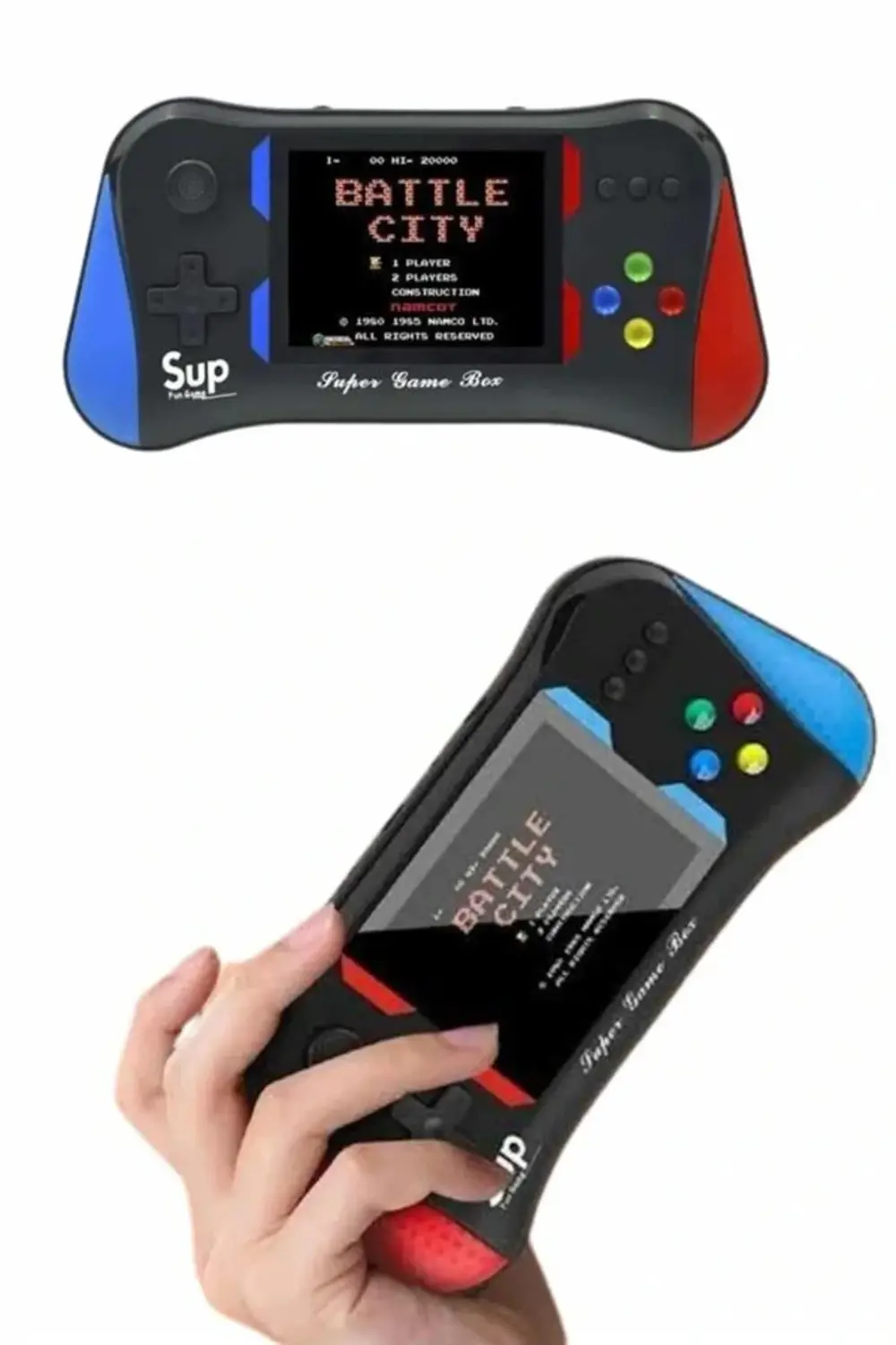 BFS 3.5 İnç 500 Klasik Retro Oyun Yüklü Kollu Oyun Konsolu
