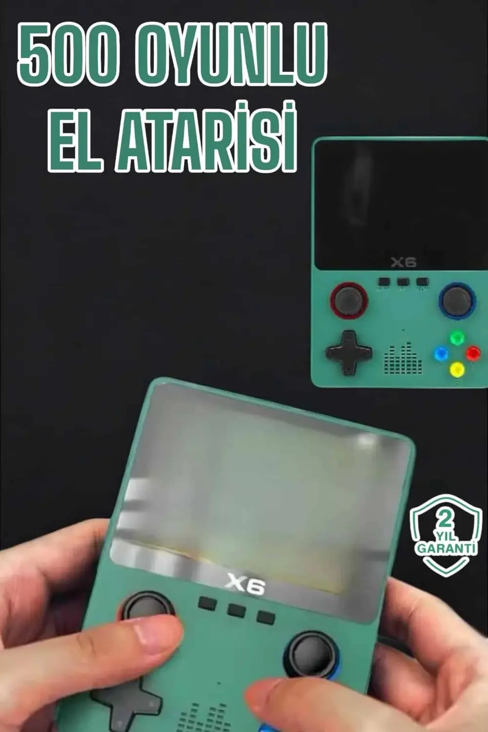 BFS 3.5 İnç Ekran 1000 Oyunlu Oyun Konsolu El Atarisi Miüzik Dinl