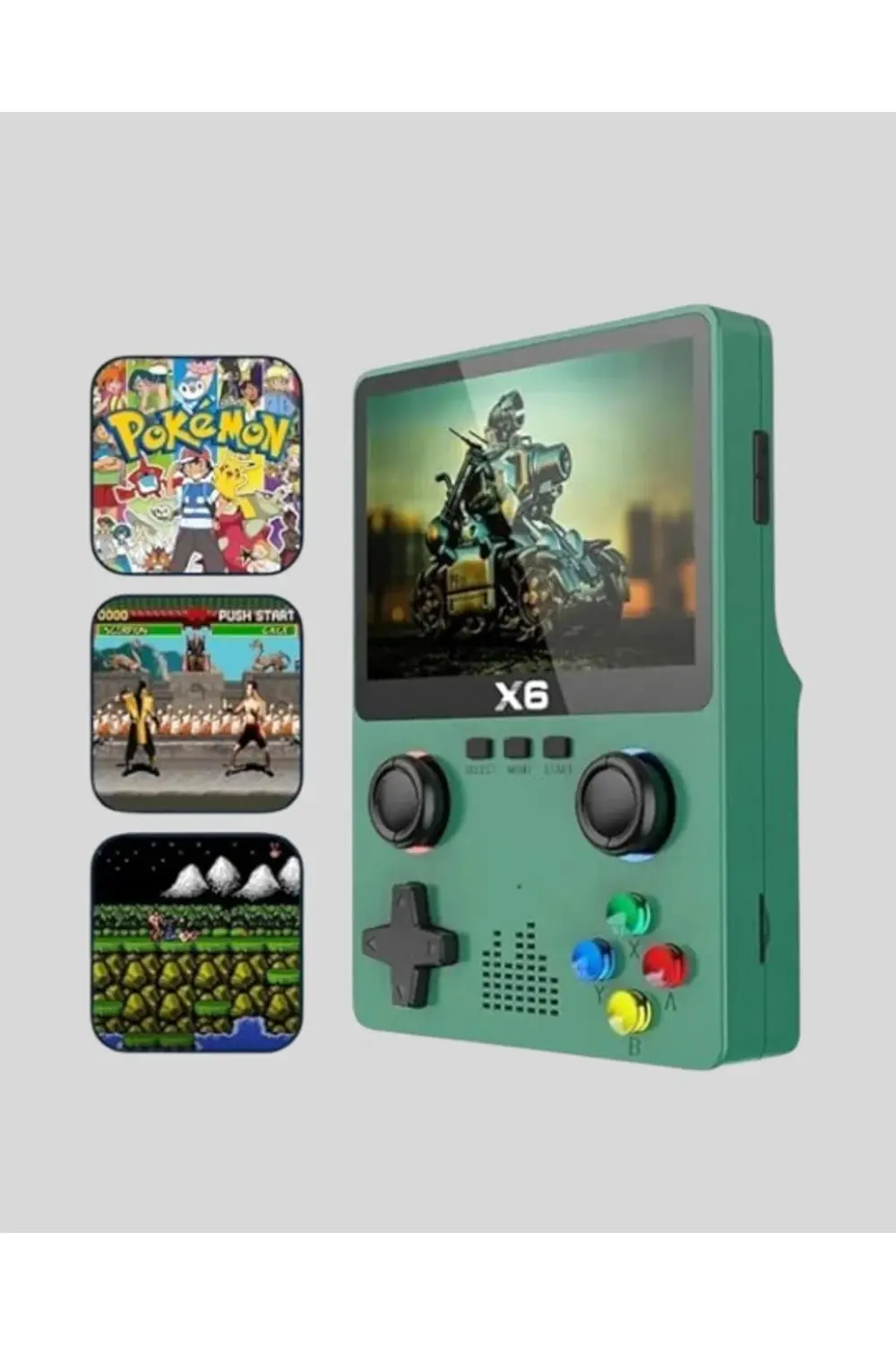 BFS 3.5 İnç IPS Ekranlı Taşınabilir Oyun Konsolu Ergonomik Çift T