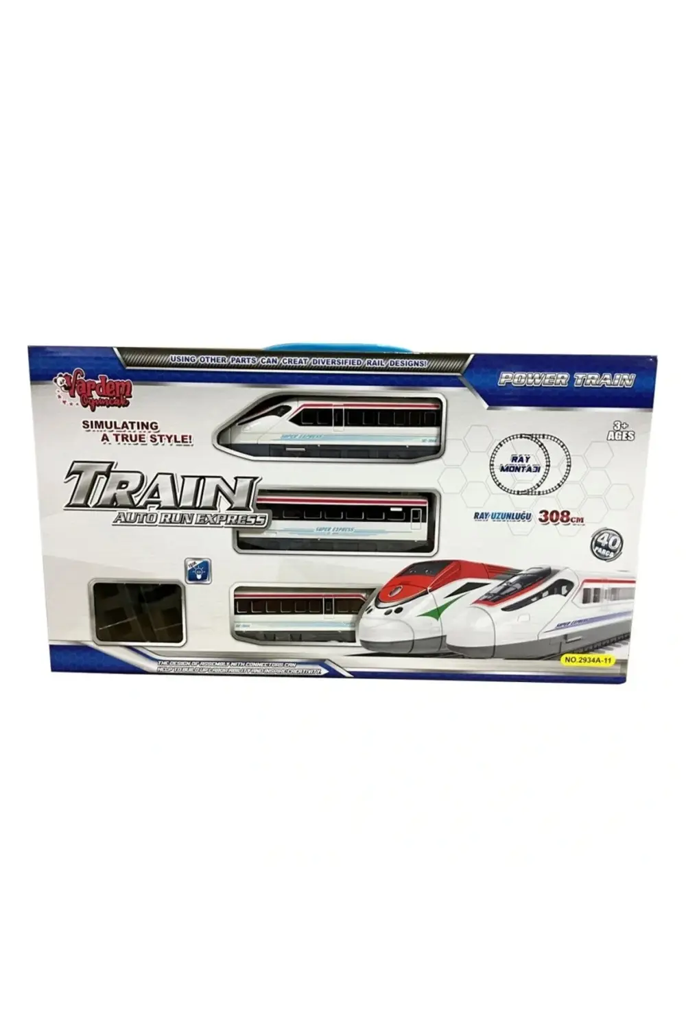 BFS 40PCS IŞIKLI 308CM HIZLI TREN SET BFS 40PCS IŞIKLI 308CM HIZLI TREN SET