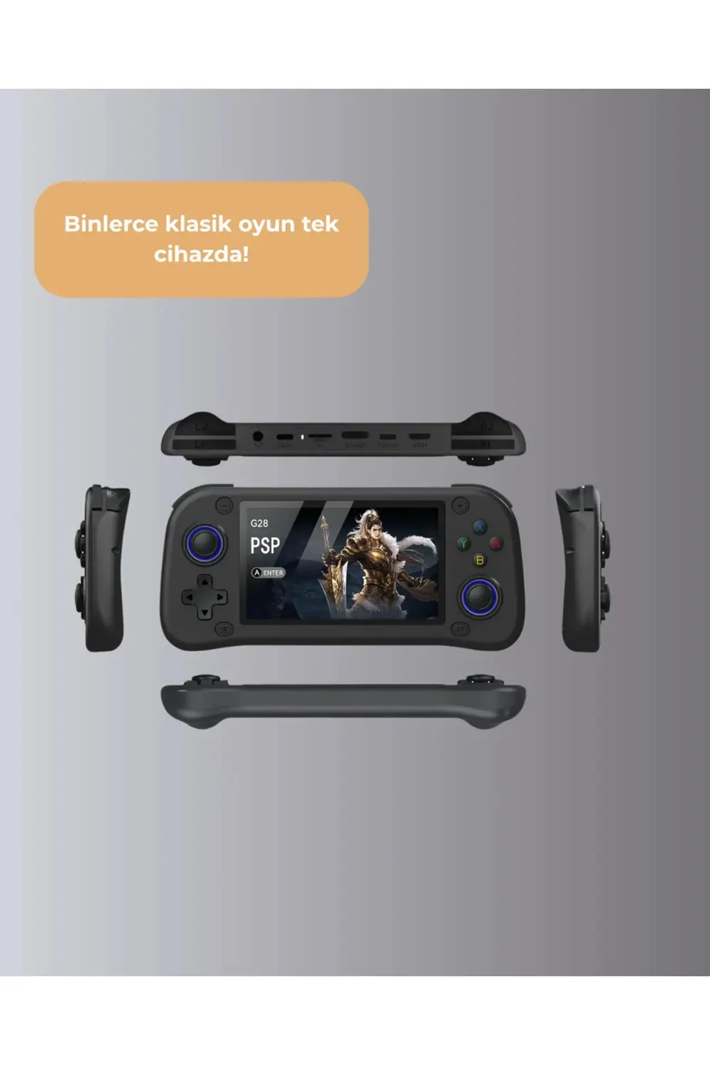 BFS 4.3 İnç IPS Ekranlı Taşınabilir Oyun Konsolu 64GB 10000 Oyun