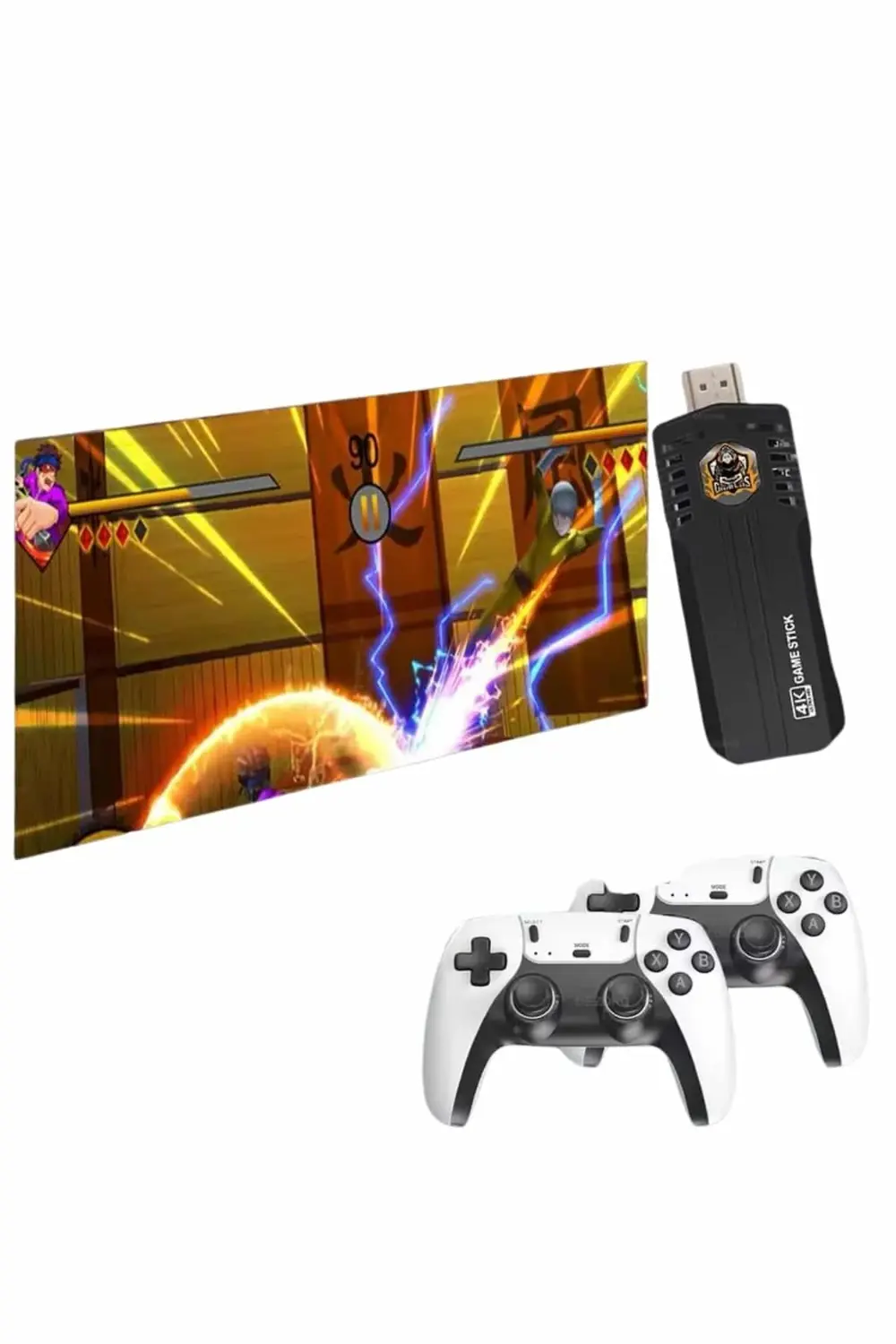 BFS 4k Kablosuz Çift Kol Retro Oyunlar 20000 Oyunlu Atari