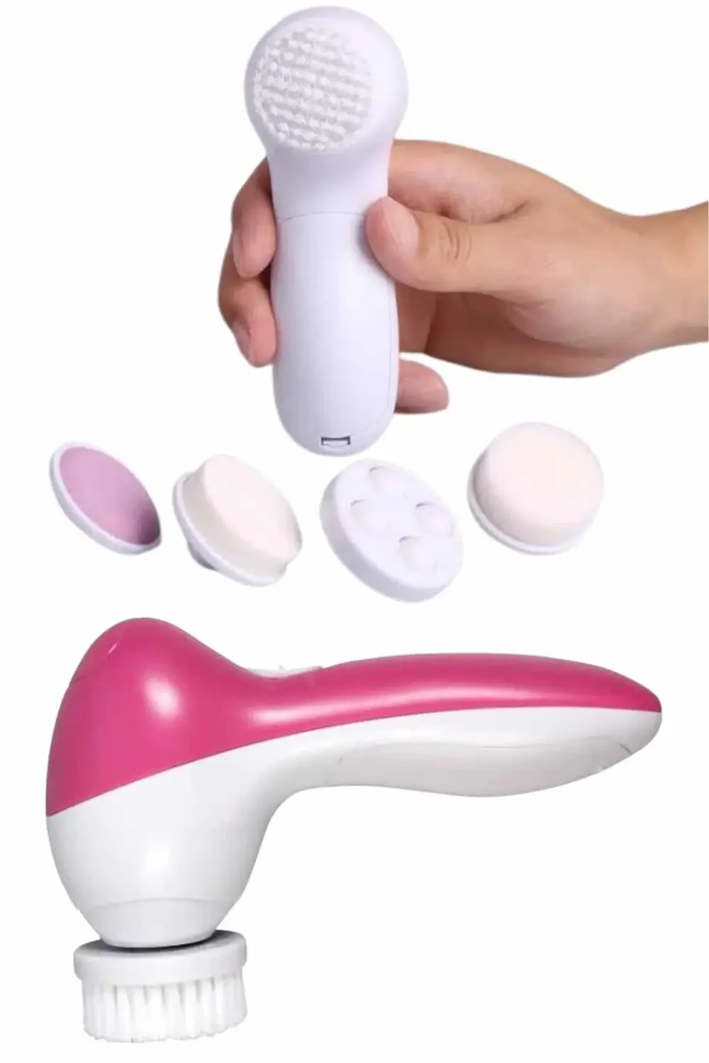 BFS 5 Başlıklı Titreşimli Cilt Temizleme Seti Canlandırıcı ve Ona