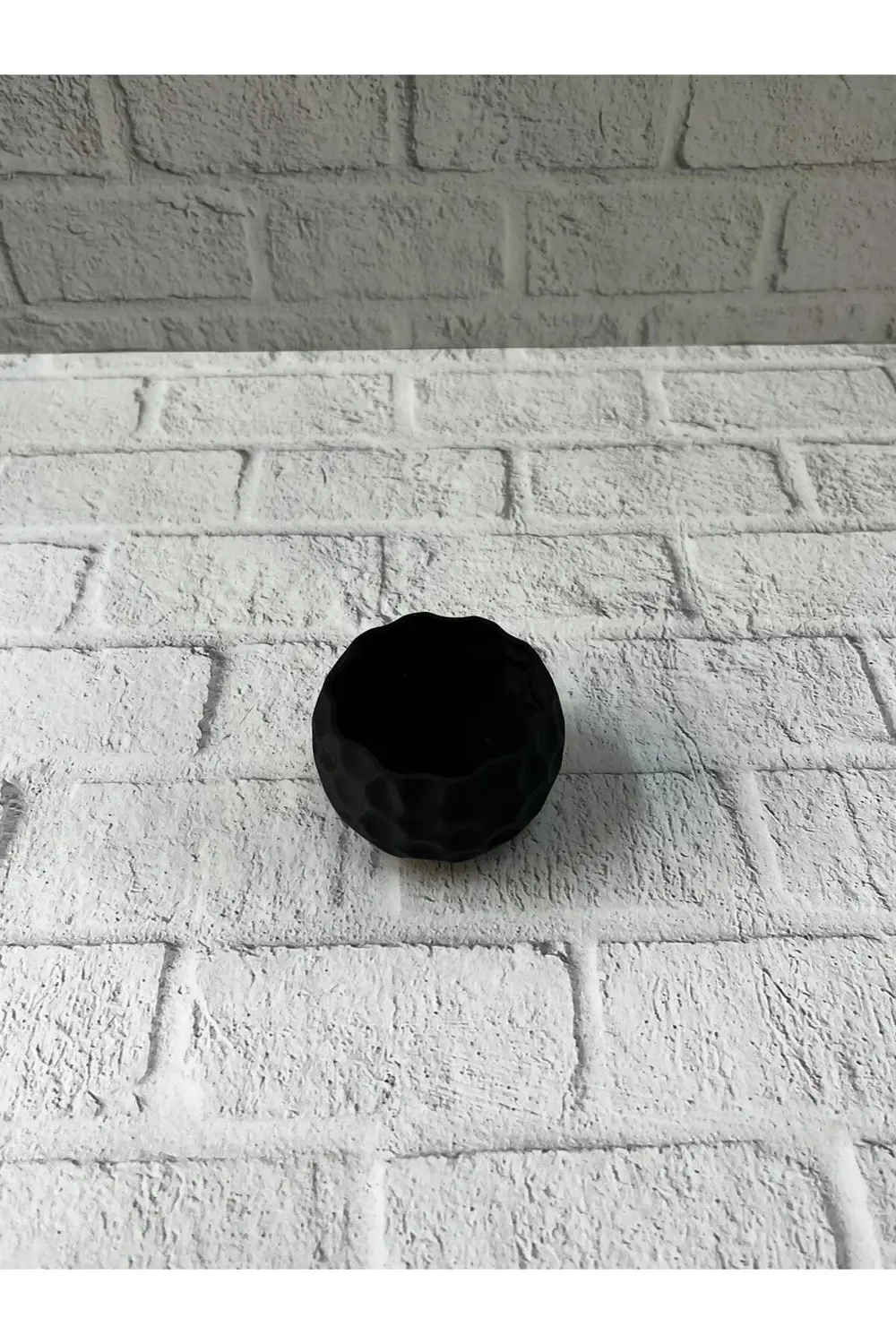 BFS 5 cm Küçük Siyah Saksı Minimal Tasarım Sukulent ve Kaktüs Sak