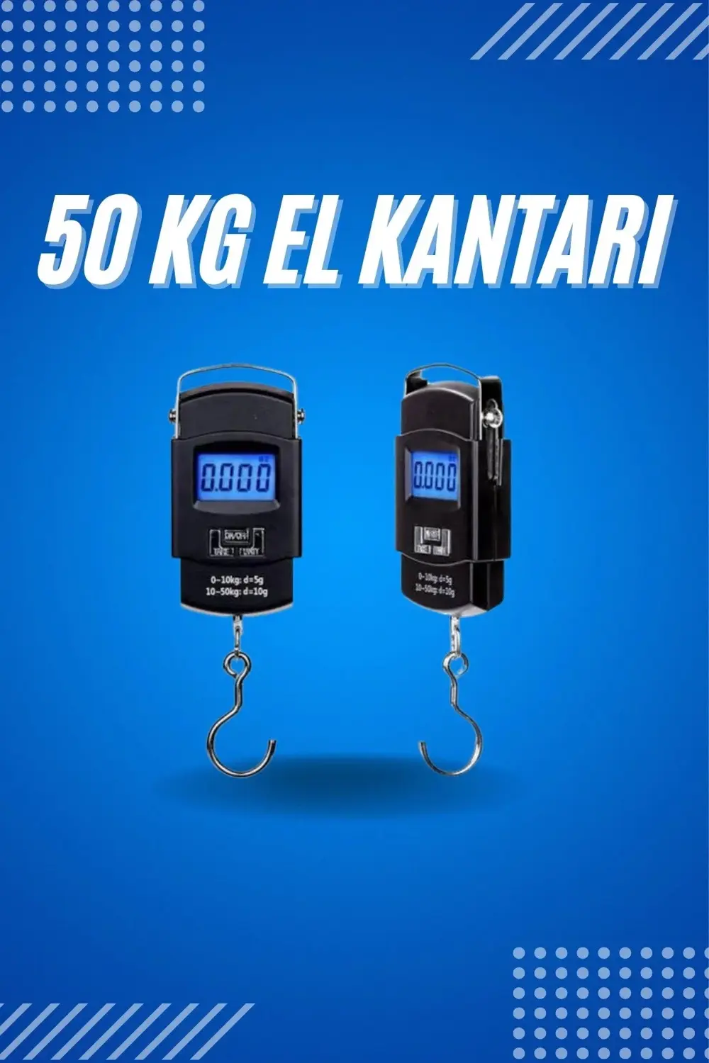 BFS 50 Kg Dijital El Terazisi Cep Tartısı El Kantarı Terazi