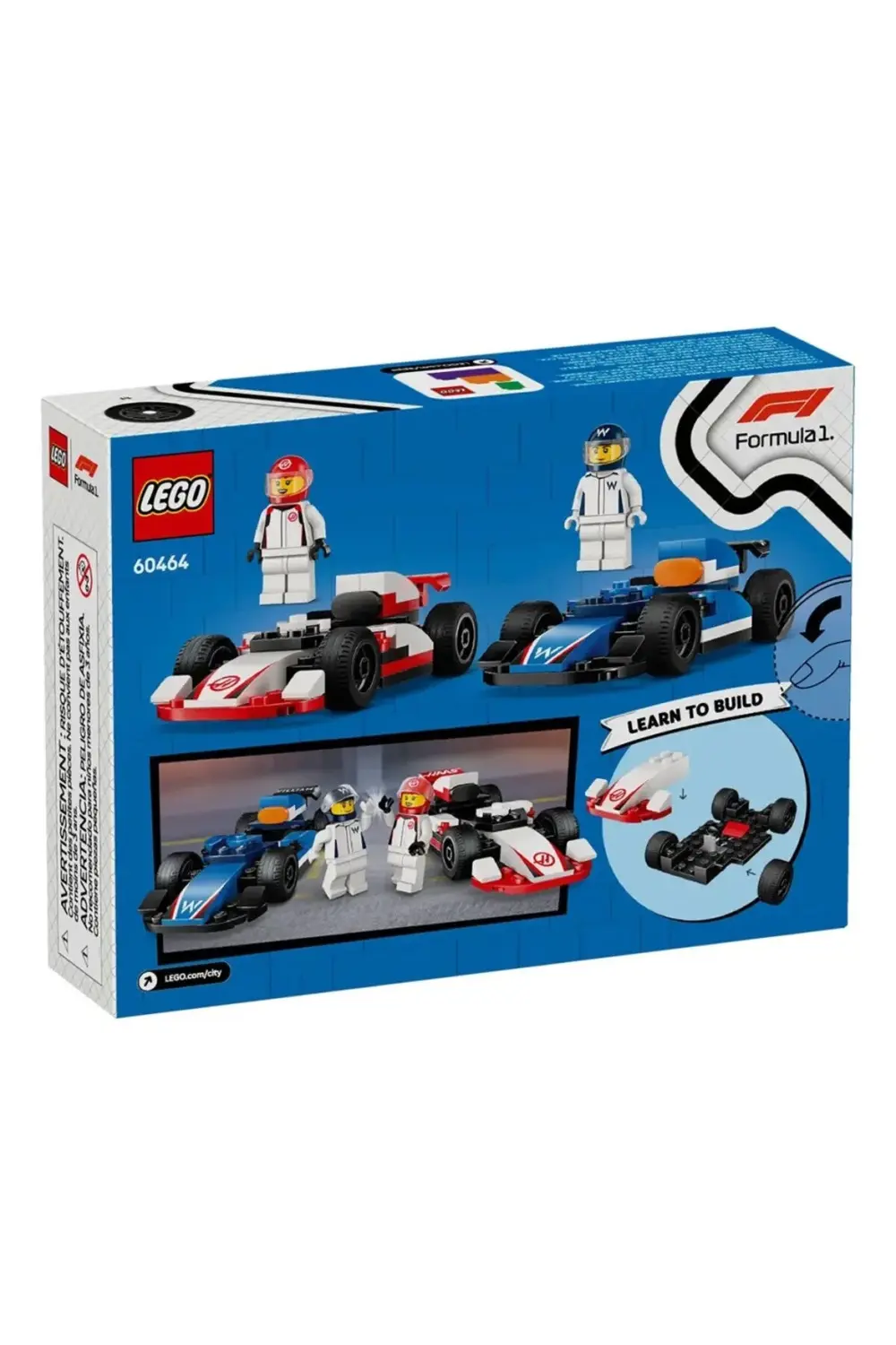 BFS 60464 Lego City F1 Williams Racing ve Haas F1 Yarış Arabaları BFS 60464 Lego City F1 Williams Racing ve Haas F1 Yarış Arabaları