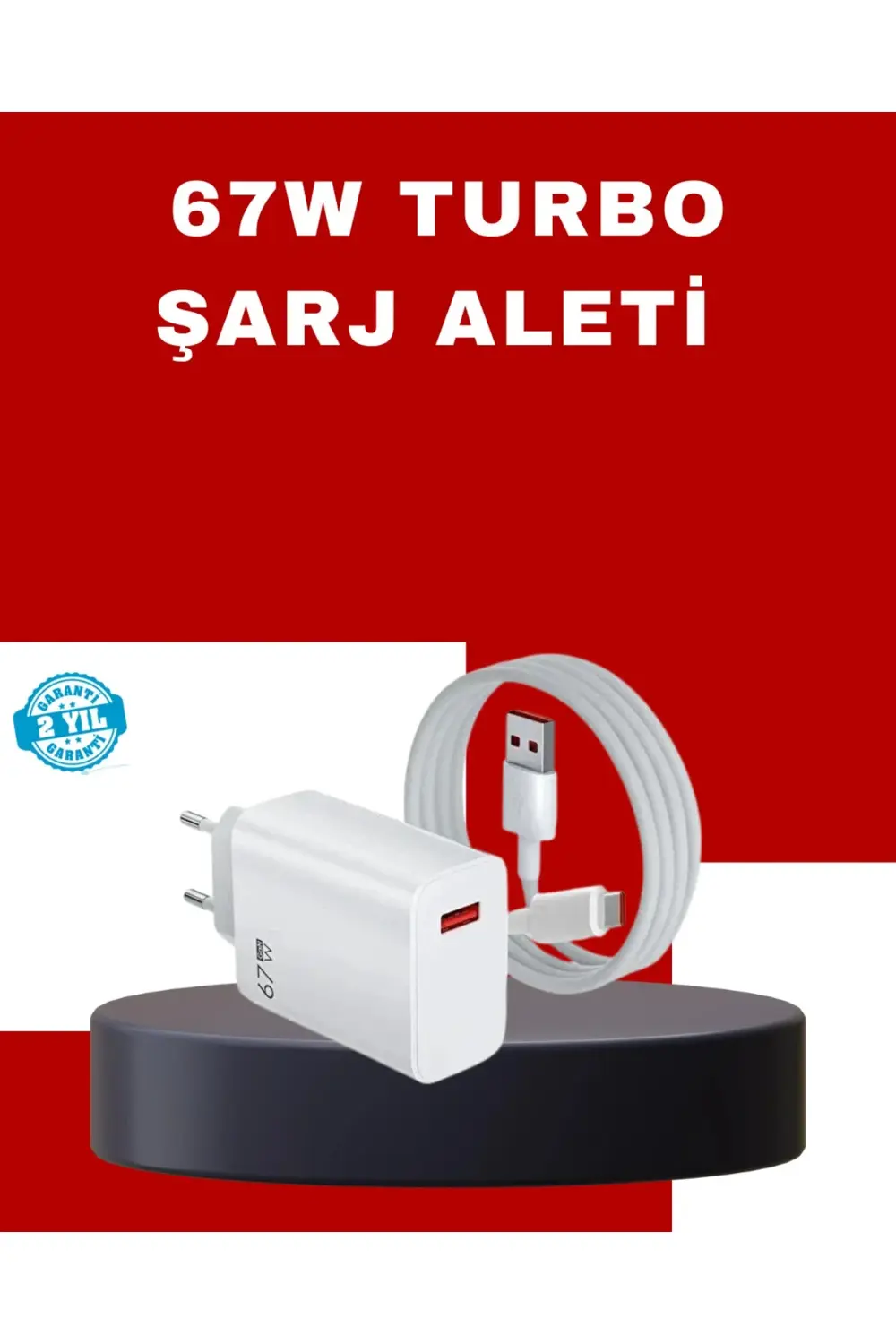 BFS 67 Watt Yüksek Güç Şarj Adaptörü Xiaomi Mi 10 Mi 11 Mi 12 Uyu